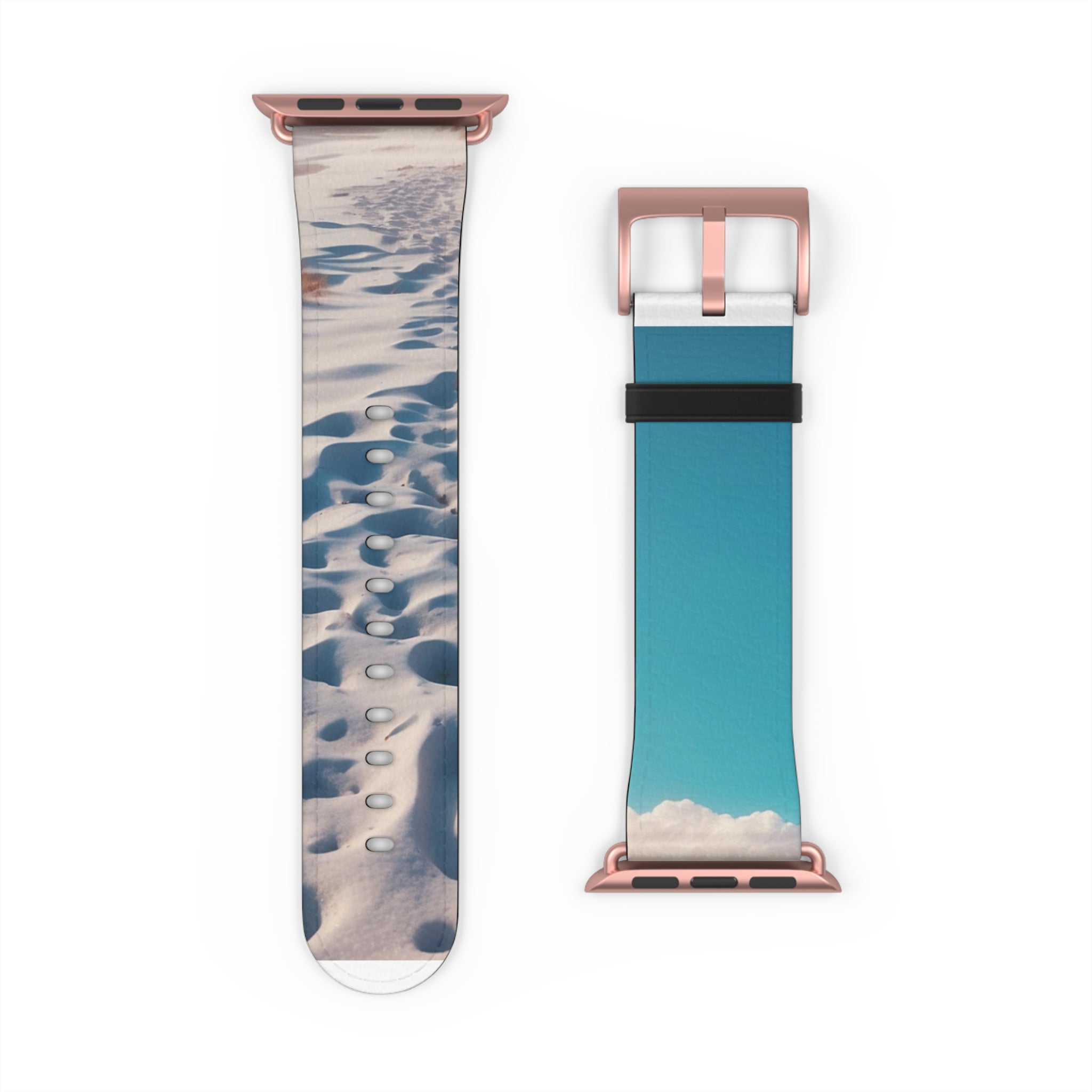 Snowy Footprints - Watch Band