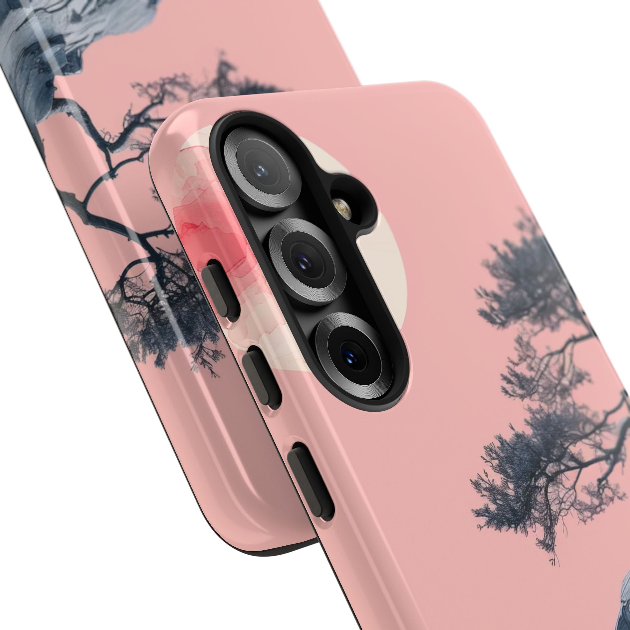 Solitudine sulla scogliera rosa Samsung S25 - Tough