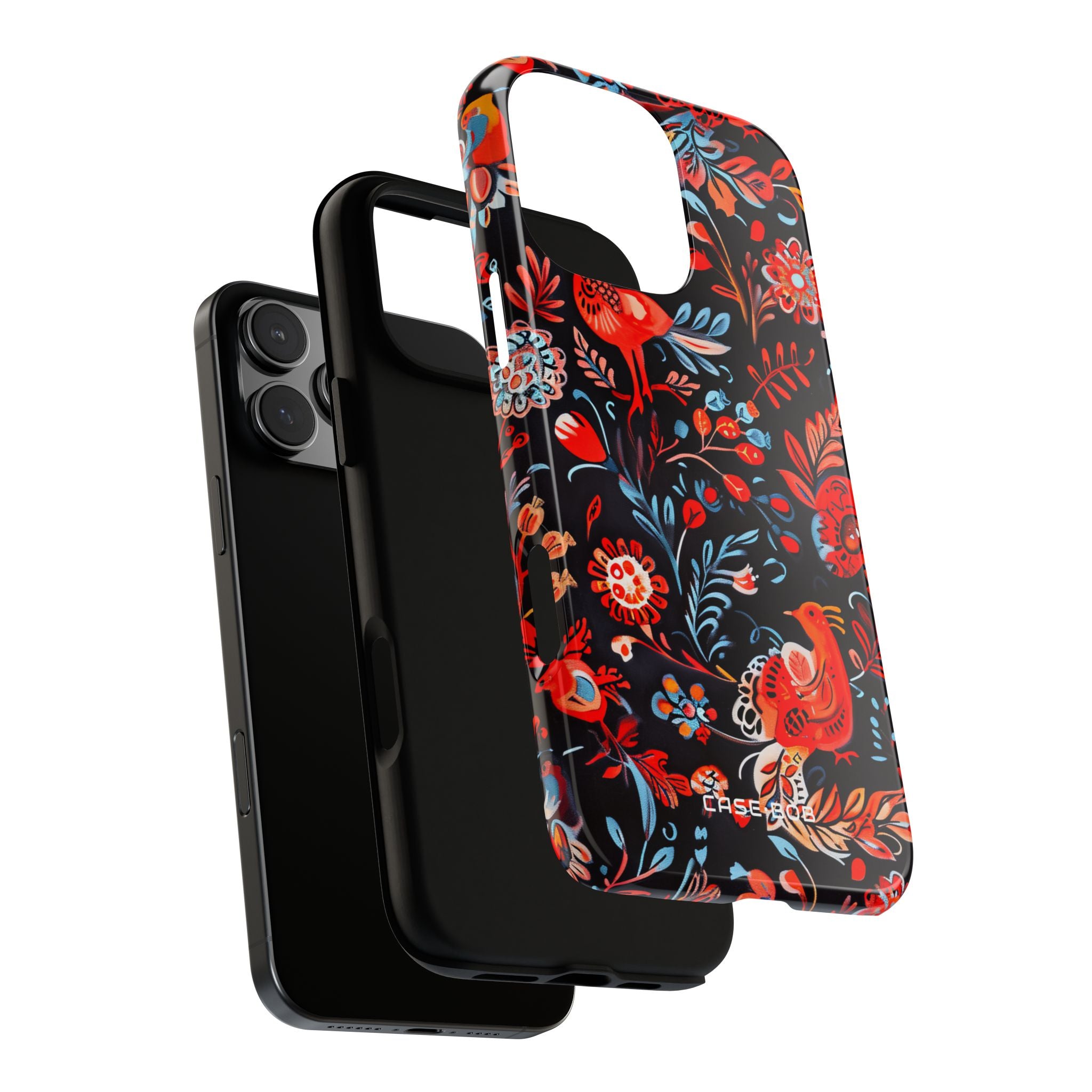 Vivid Birdscape iPhone 16 Pro Max Case - Tough
