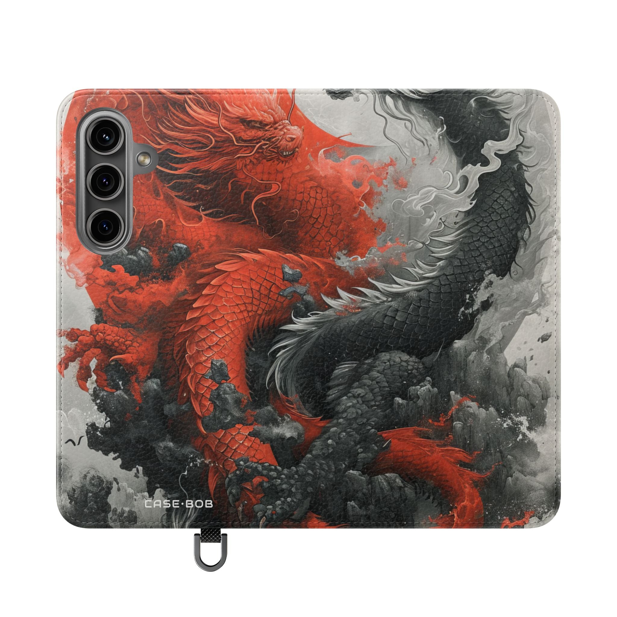 Twin Dragons Dance - Samsung S24 Case - Wallet