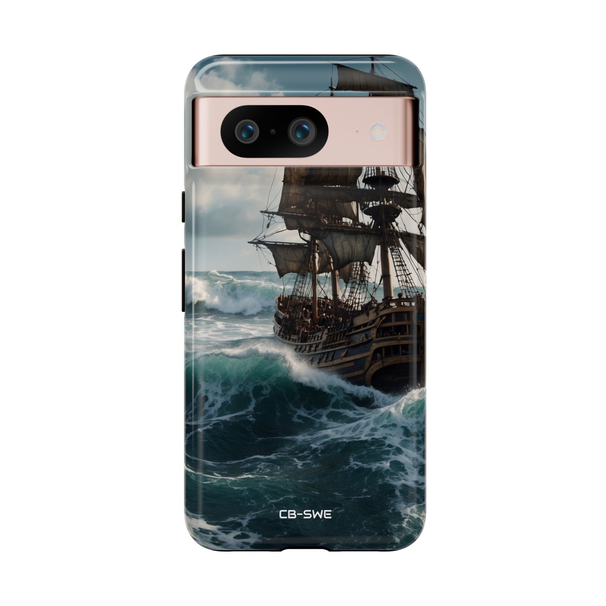 Ship Faces Waves - Google Pixel Case