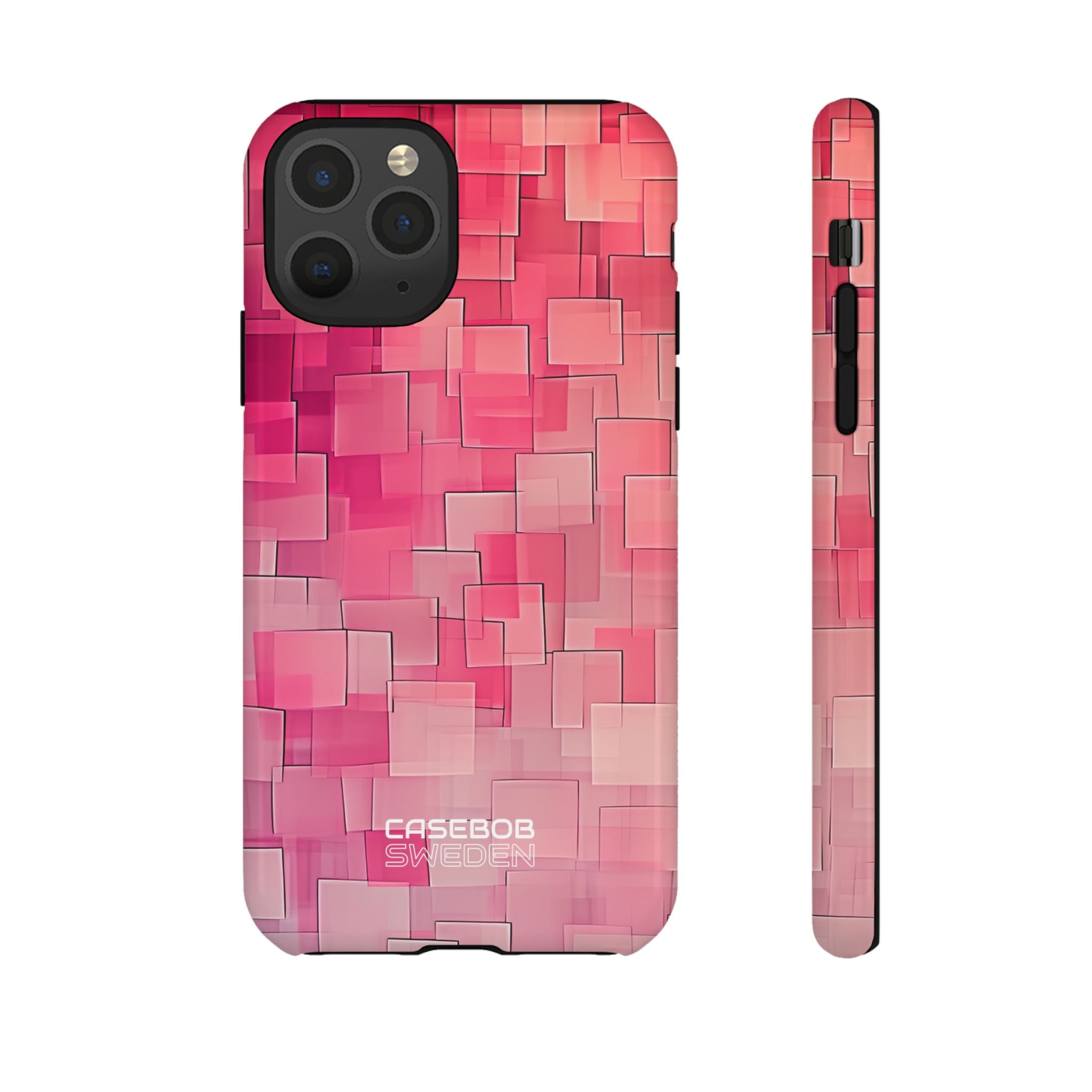 Layered Pink Geometry iPhone 11 - Tough