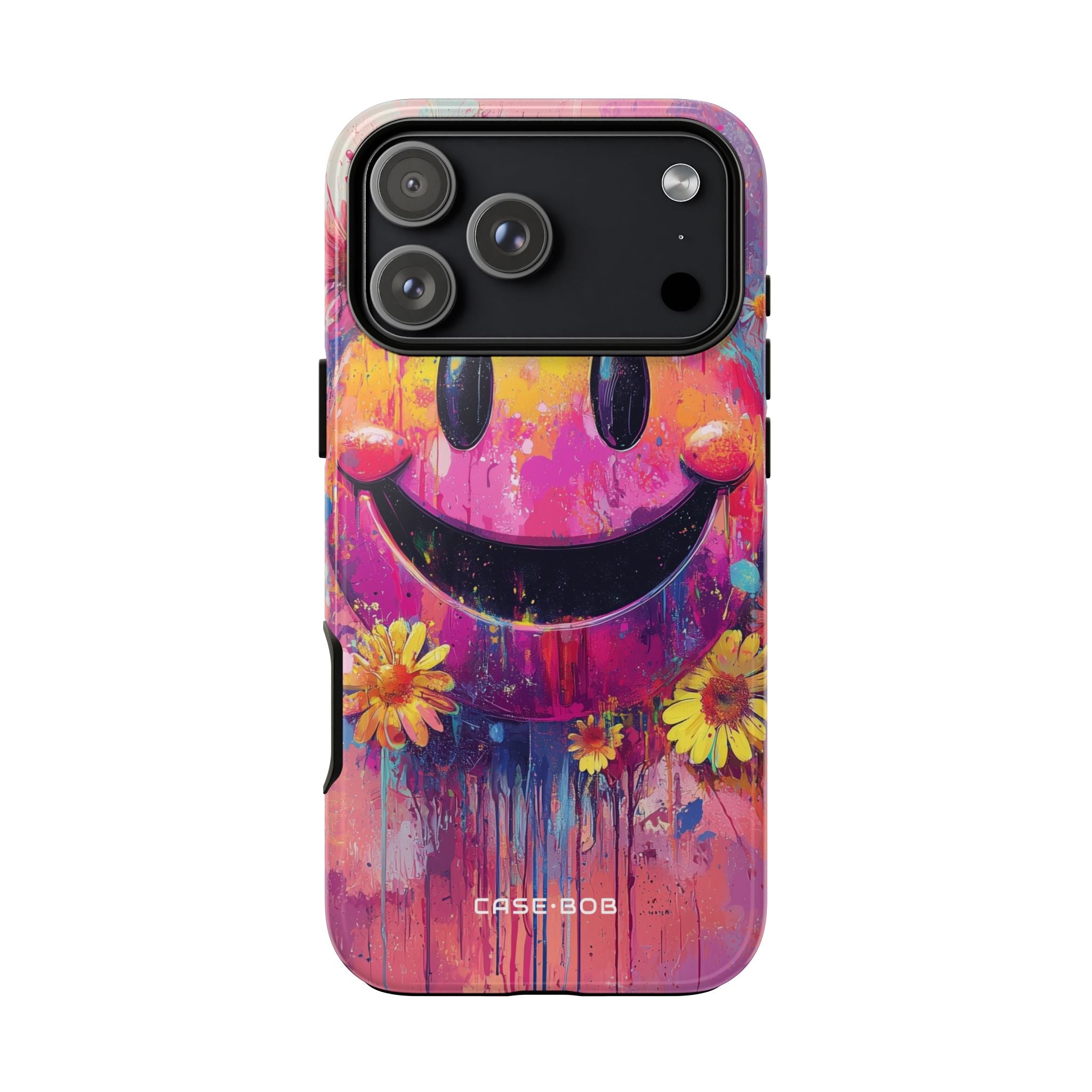 Smiley Bloom iPhone 17 Pro Max Case - Tough