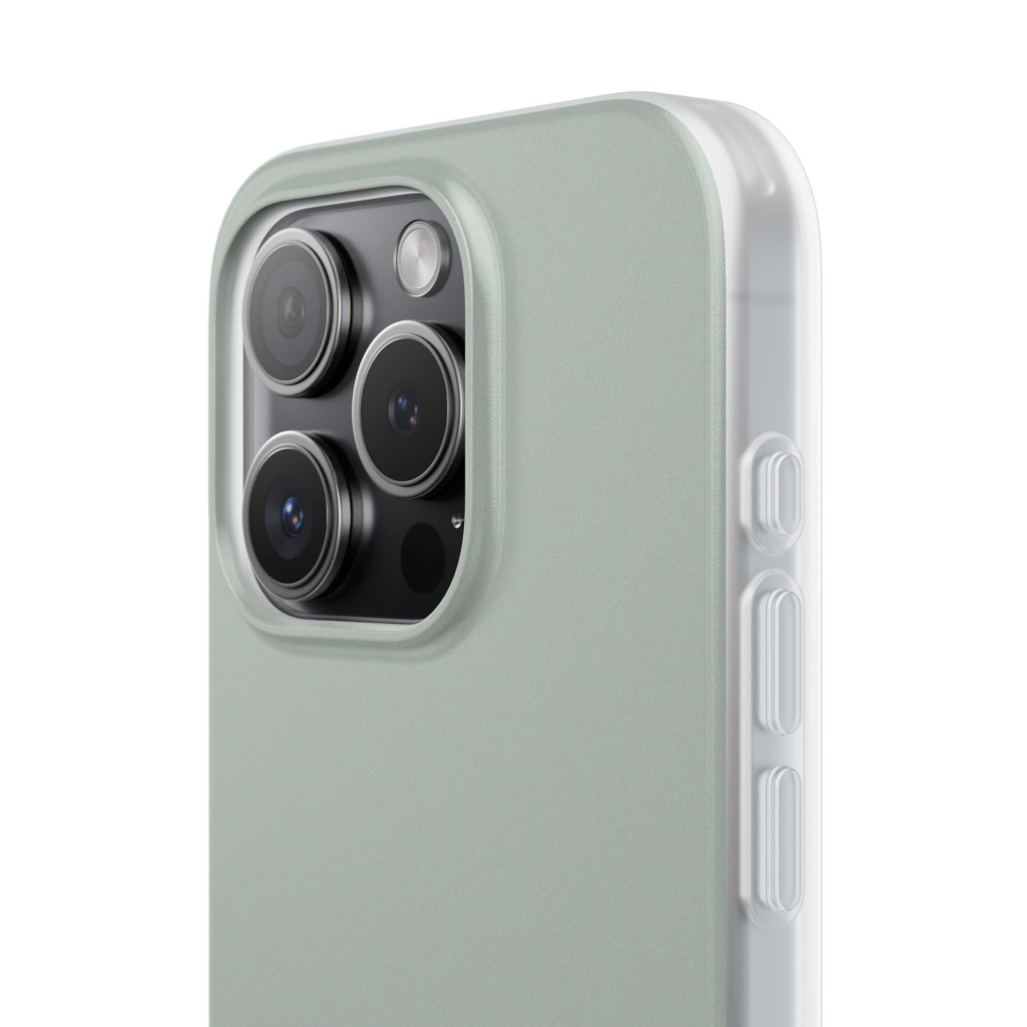 Aschgraue iPhone-Hülle – Flexi