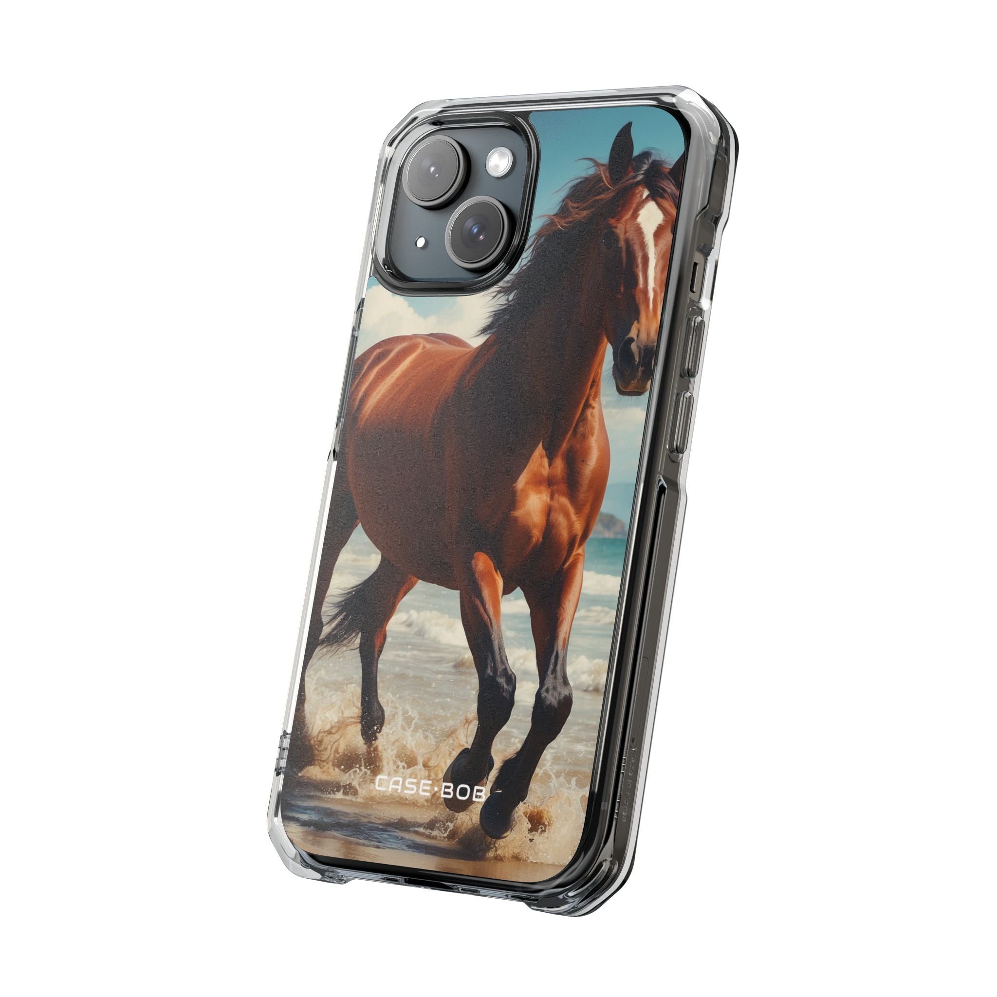 Brown Stallion Splash iPhone 15 Case - Impact