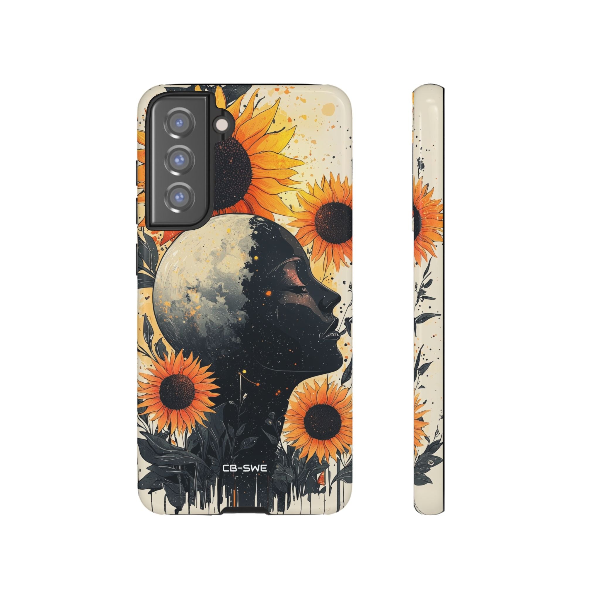 Sunflower Embraces Moon - Samsung Case