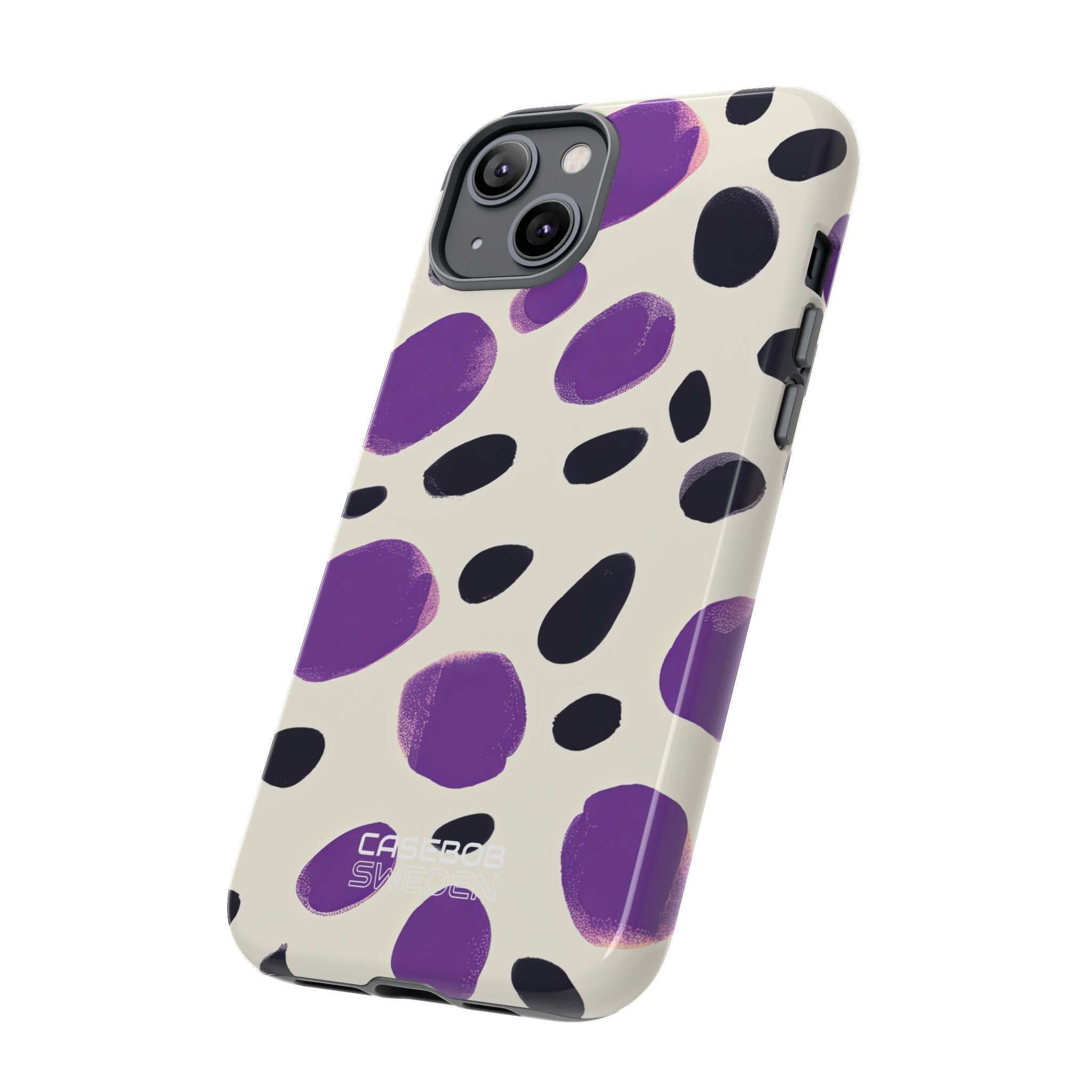 Purple Pebble Dance iPhone 14 - Tough