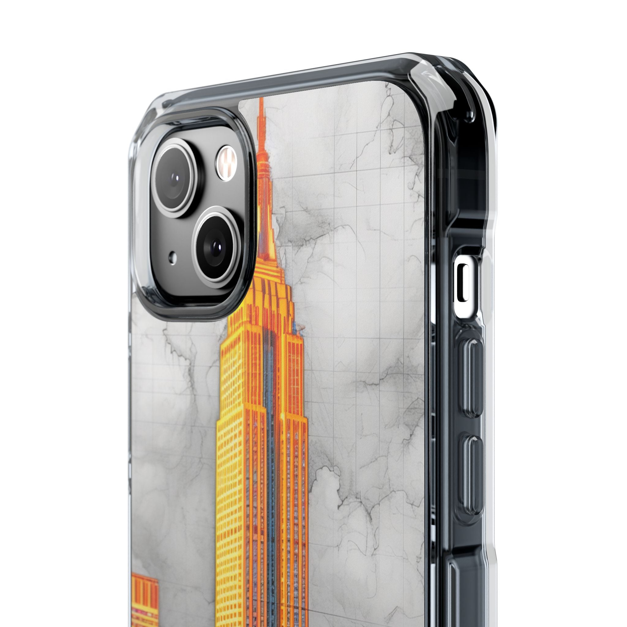 Vibrant City Skyline iPhone 14 - Impact Clear+