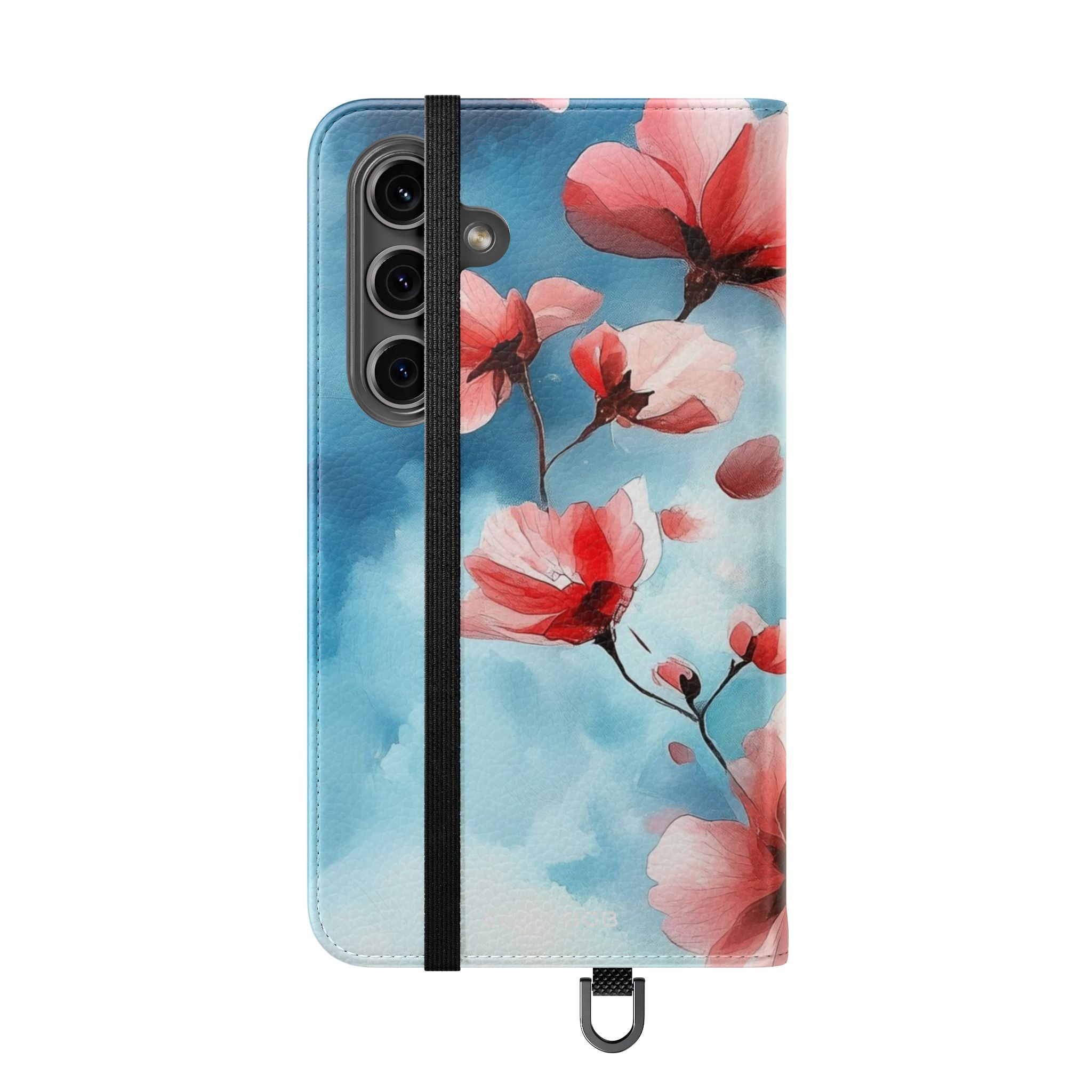Pink Bloom Drift - Samsung S24 Case - Wallet