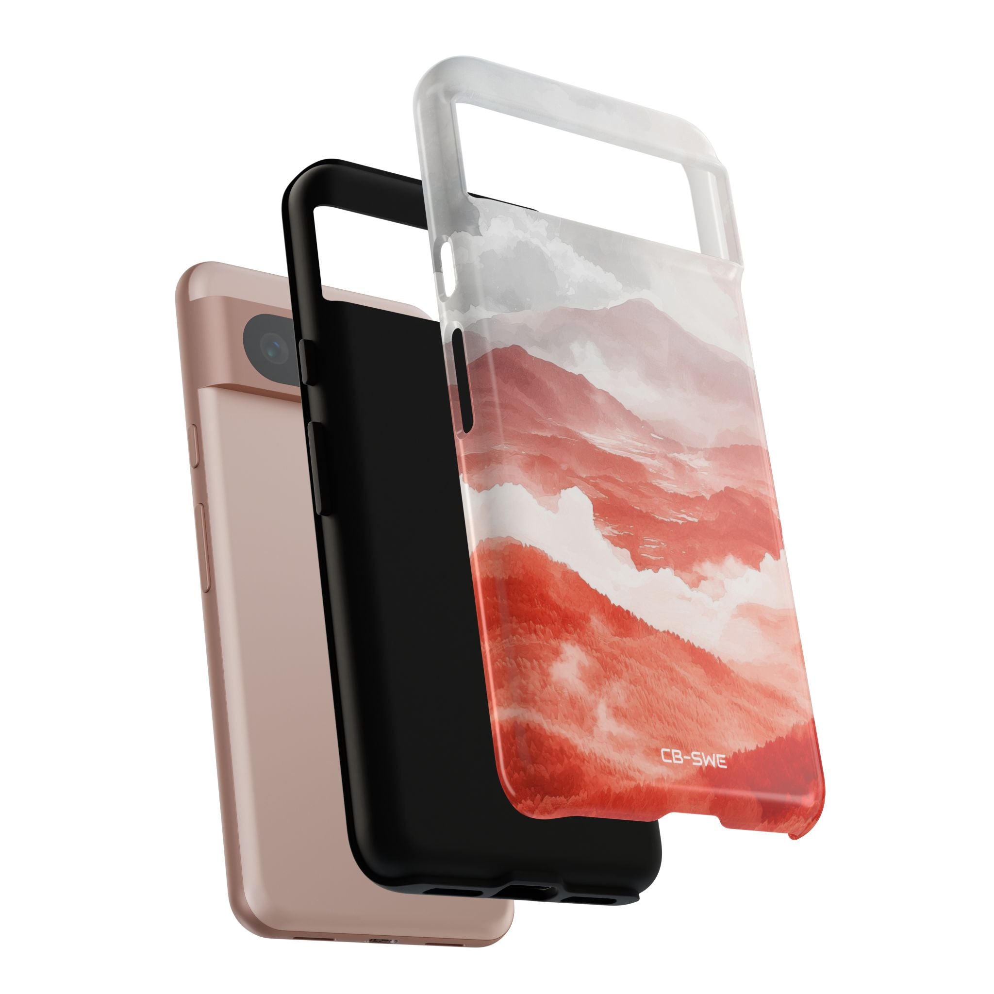 Mountain Flames Rise - Google Pixel Case