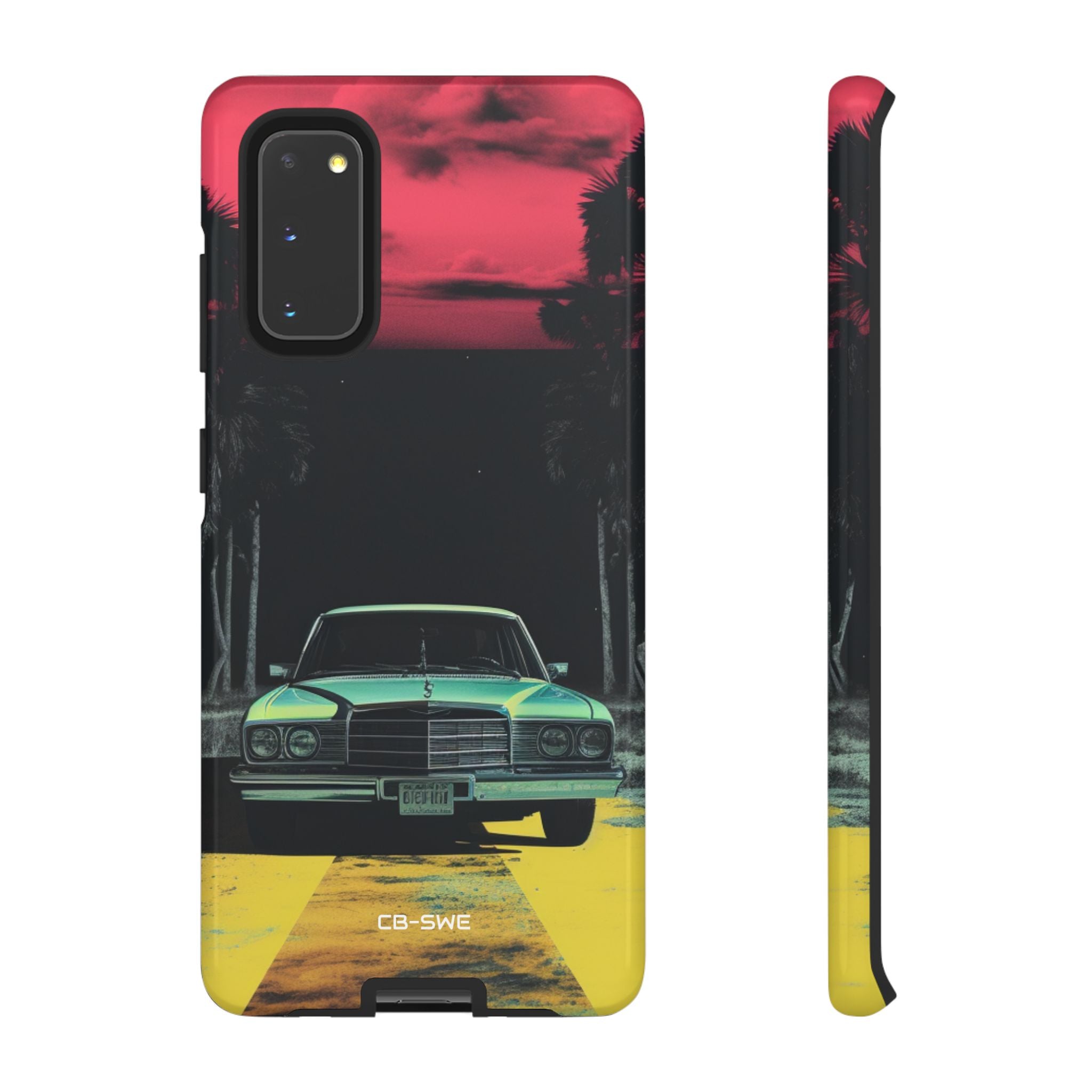 Retro Futuristic Nightscape - Samsung Case