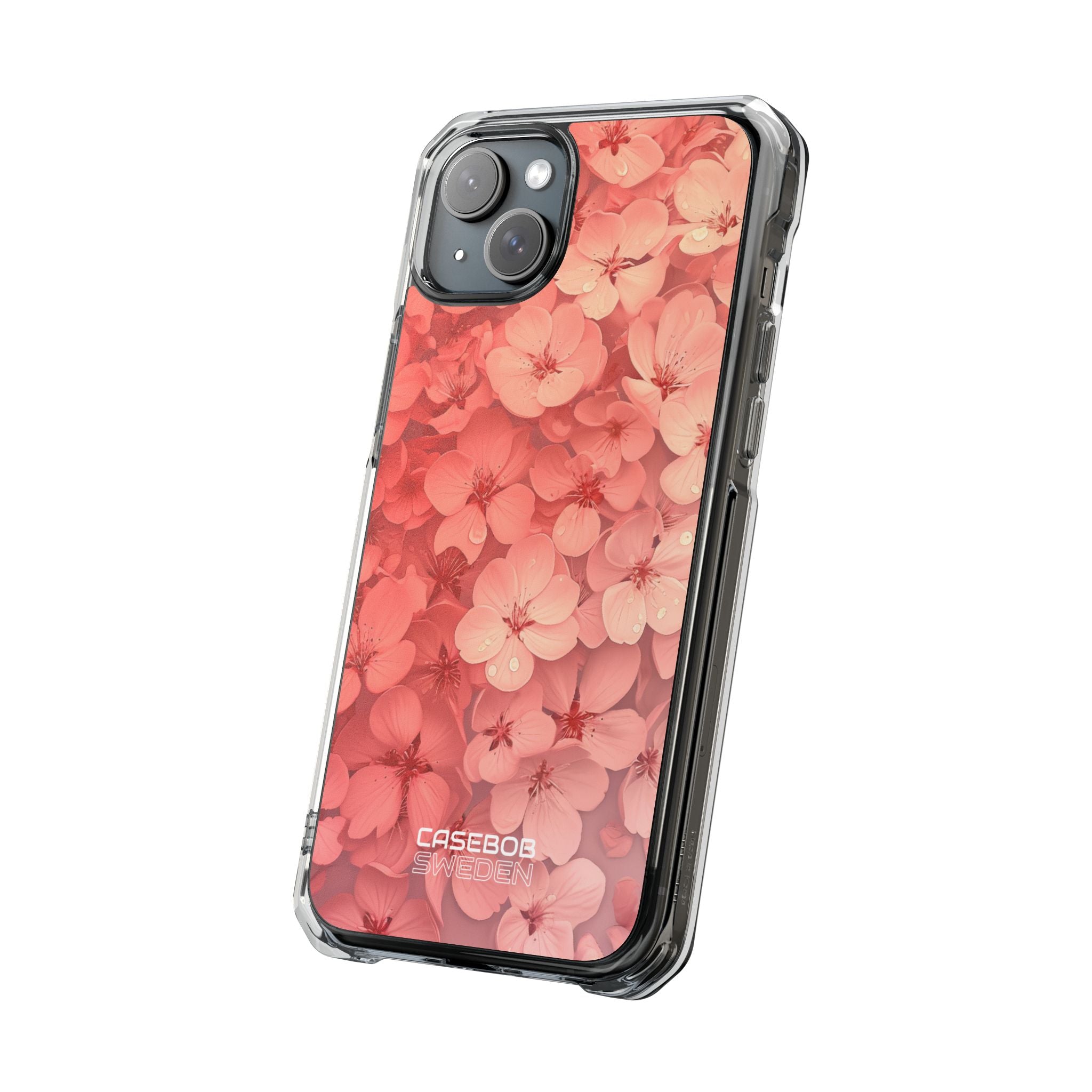 Blush Garden Bloom iPhone 15 - Impact Clear+