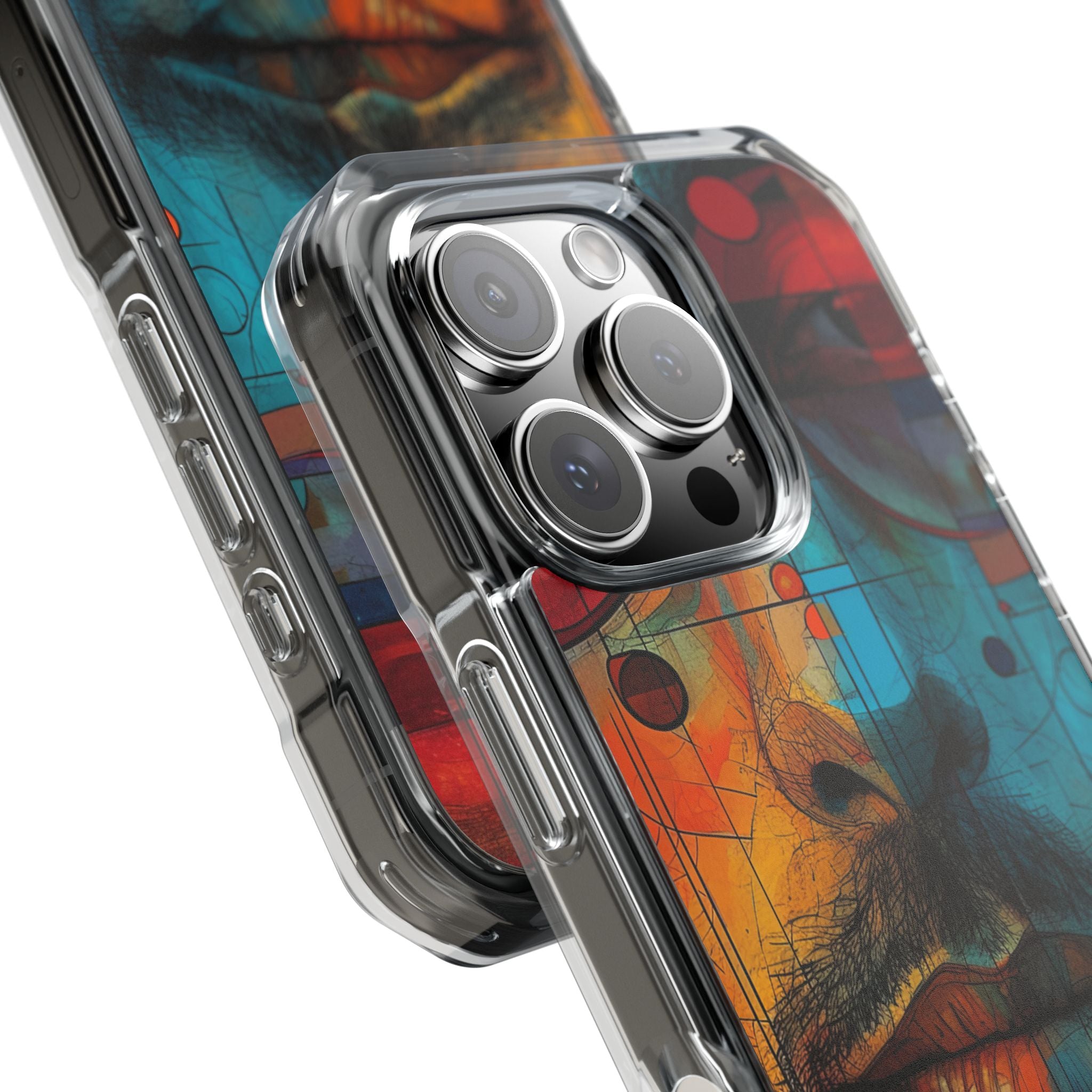 Cubist Glasses Face iPhone 16 - Impact Clear+