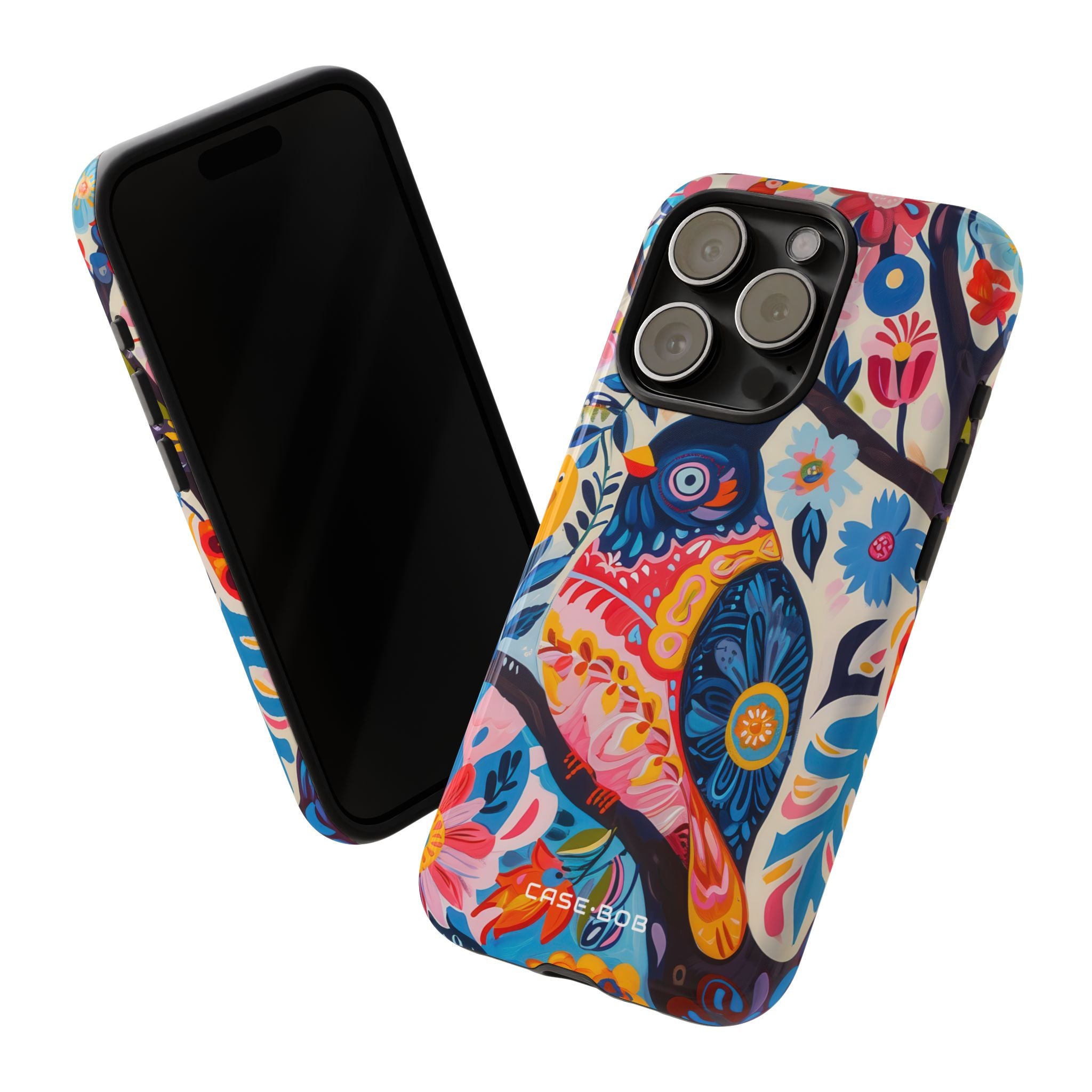 Owl Bloom iPhone 15 Pro Case - Tough