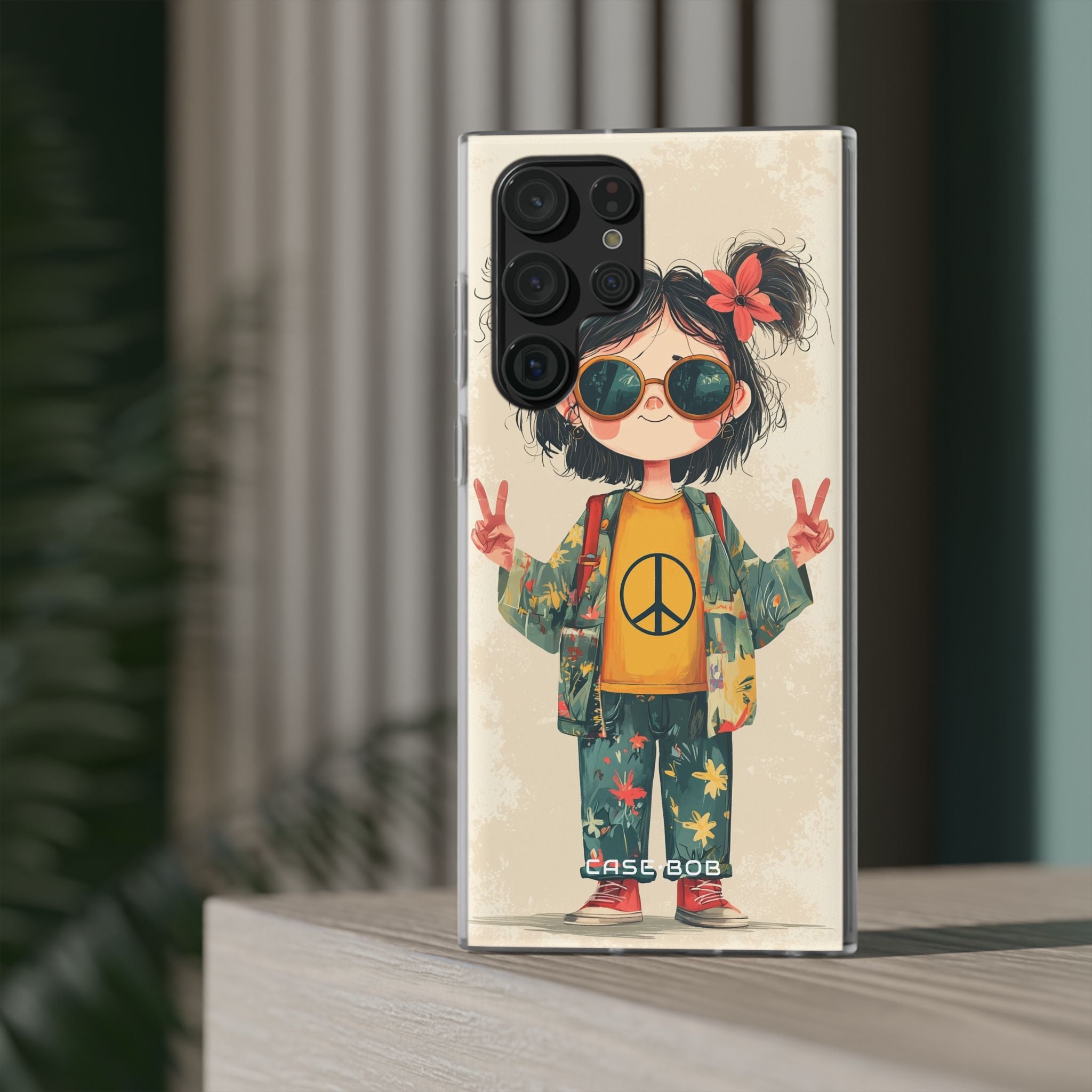 Peace Pigtails Samsung S22 Ultra Case - Soft