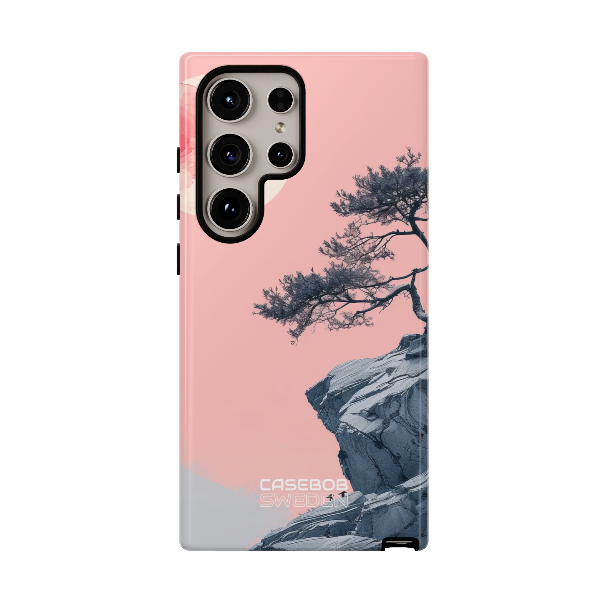 Solitudine sulla scogliera rosa Samsung S24 - Tough