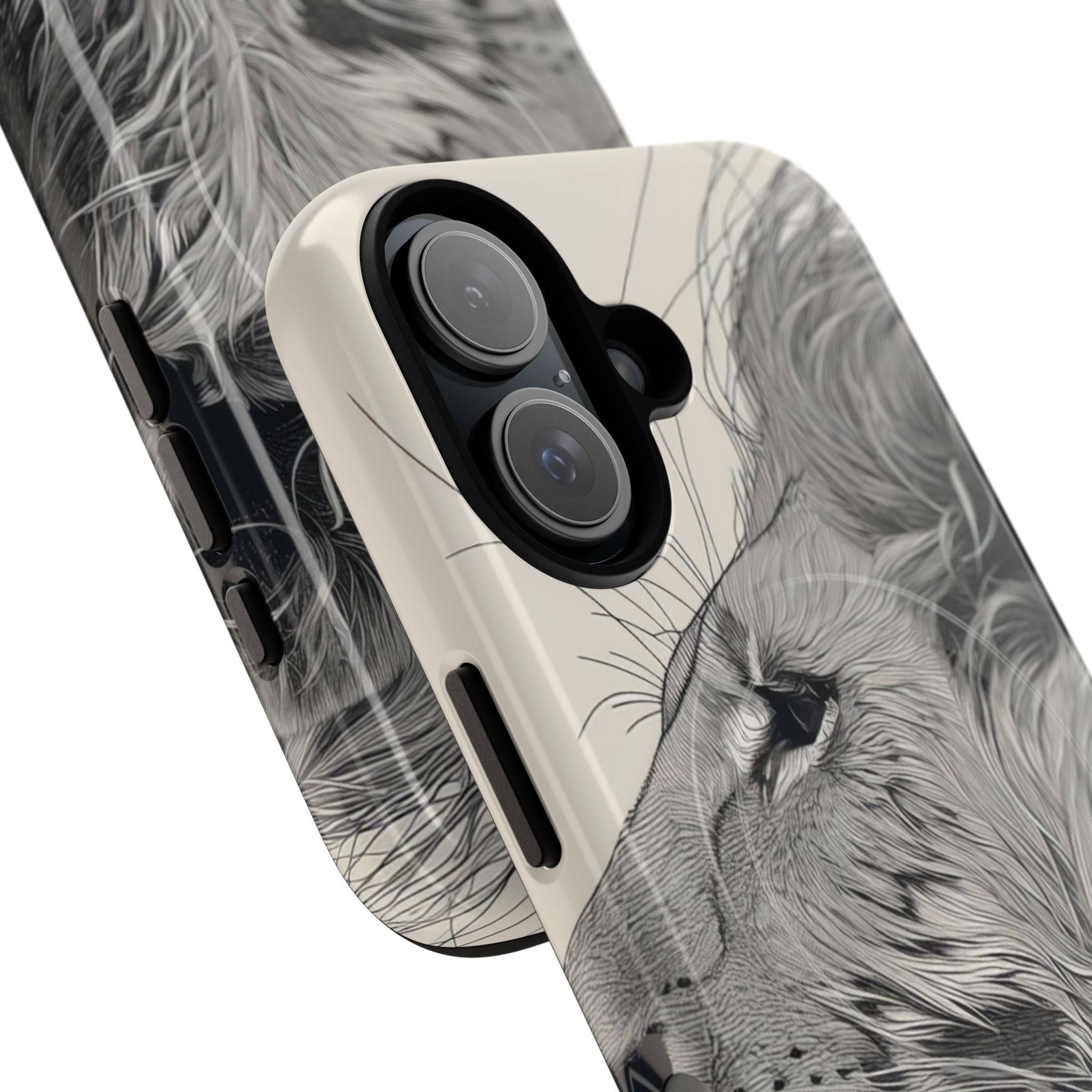 Majestic Lion Profile iPhone 16 - Tough+