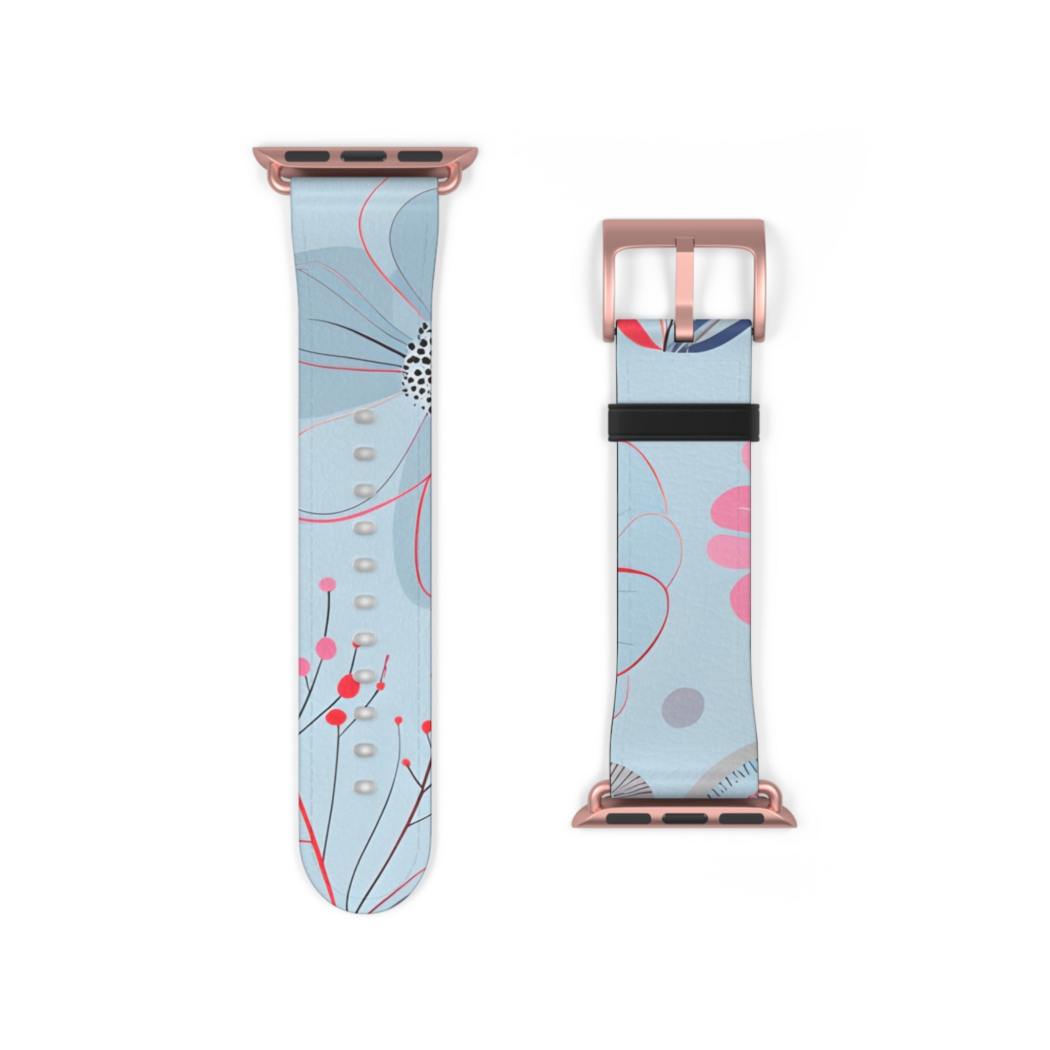 Outlined Bloom Radiance - Watch Band