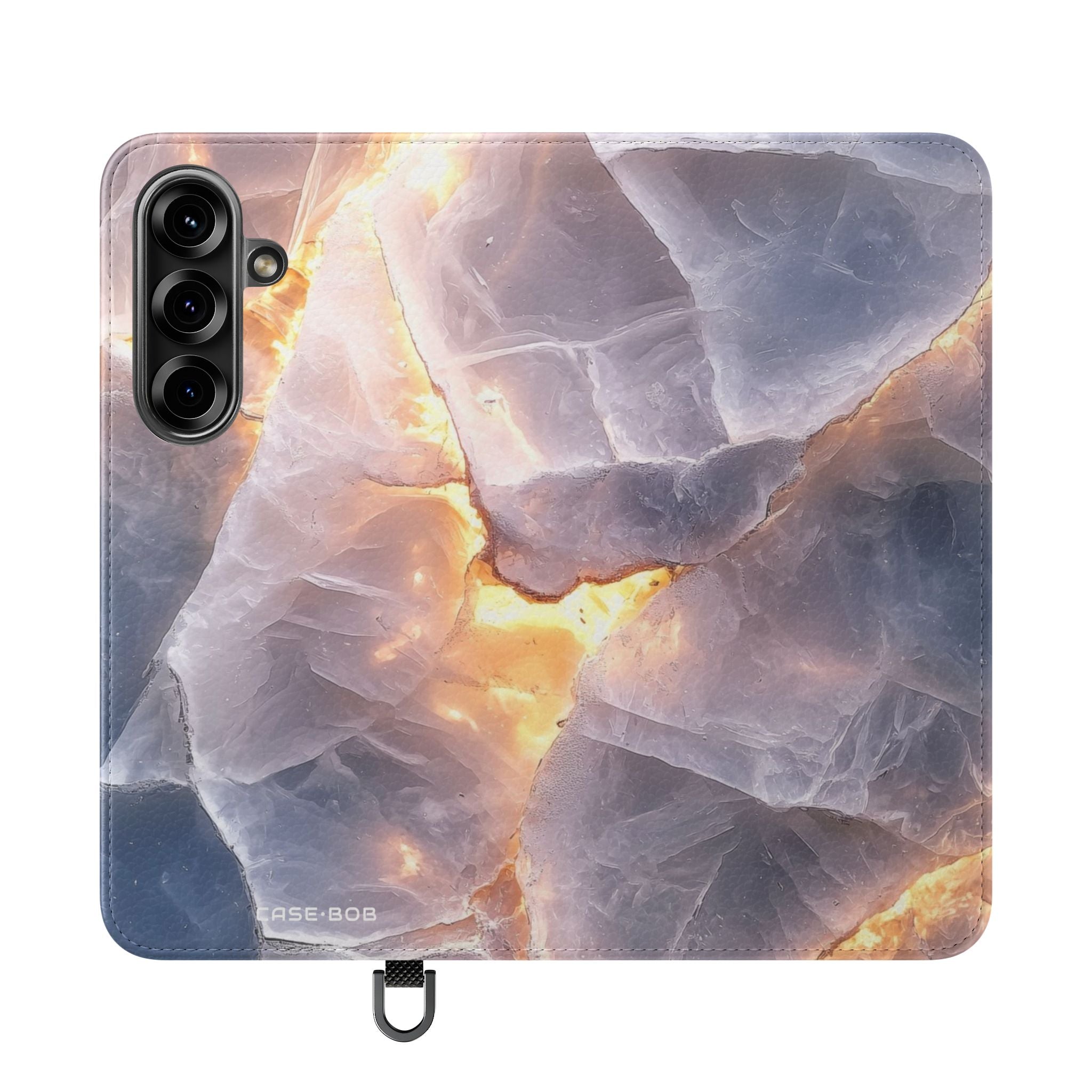 Kristallivehkat Glow - Samsung S25 Case - Lompakko