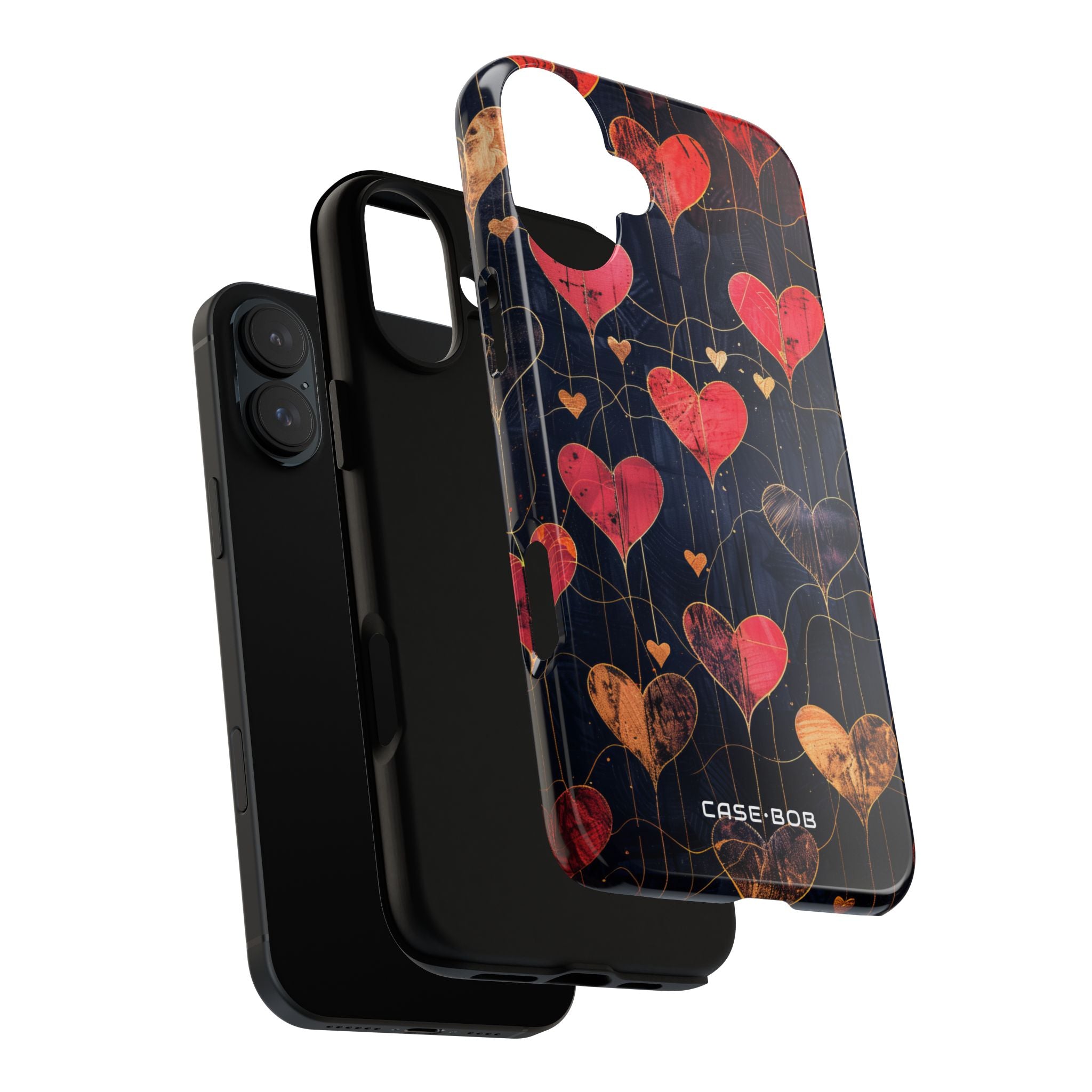 Heartweb Glow iPhone 16 Plus Case - Tough