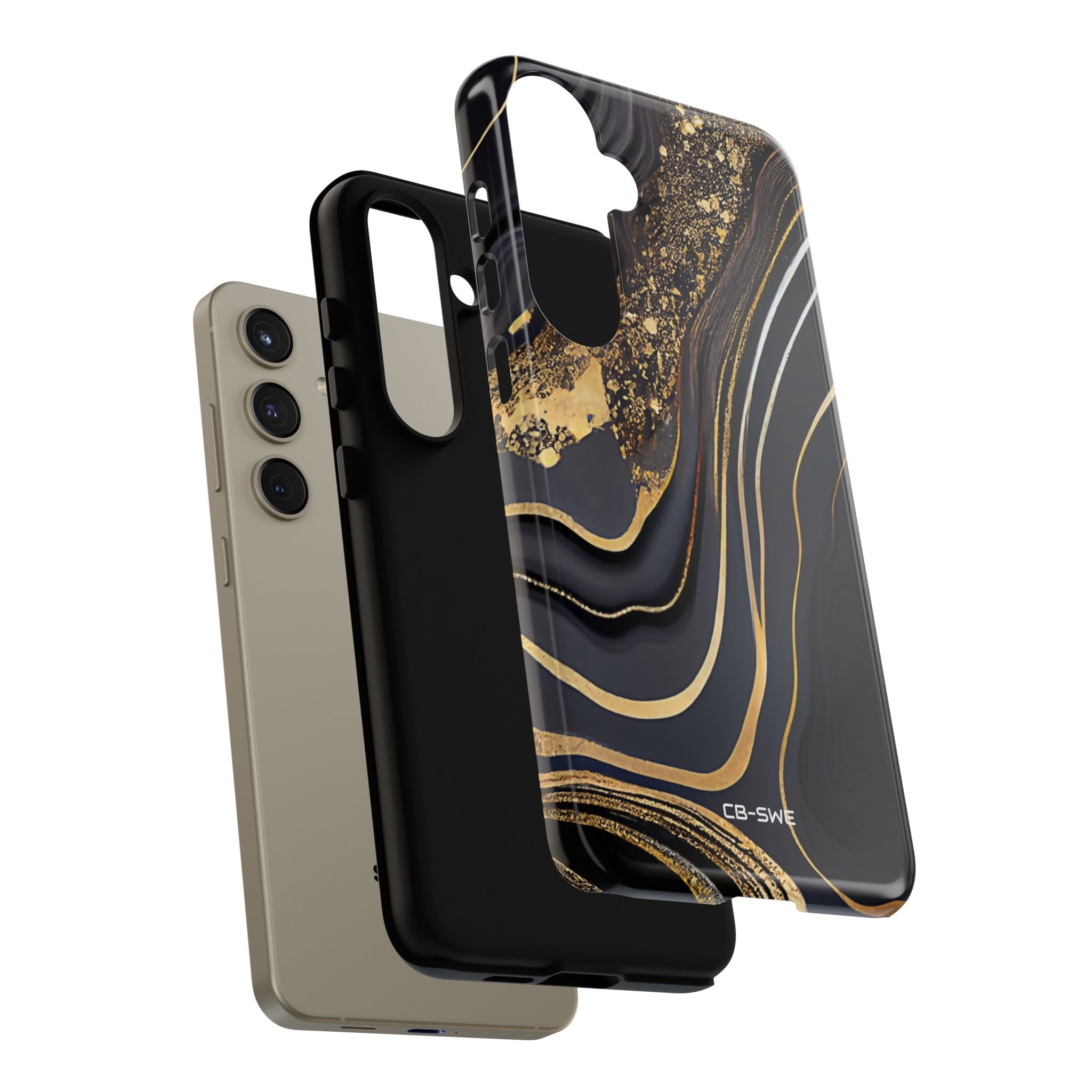 Elegant Gold Streams - Samsung Case