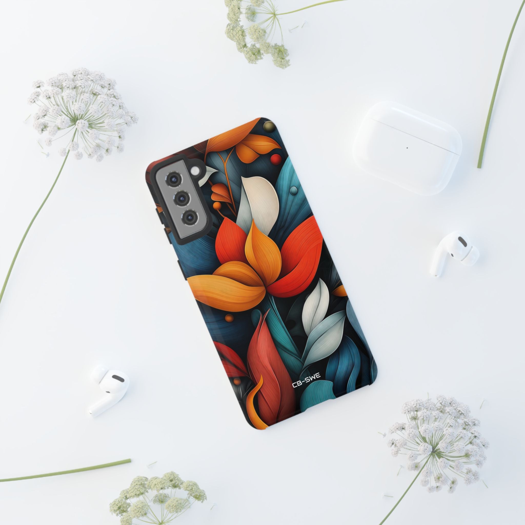 Vibrant Floral Harmony - Samsung Case