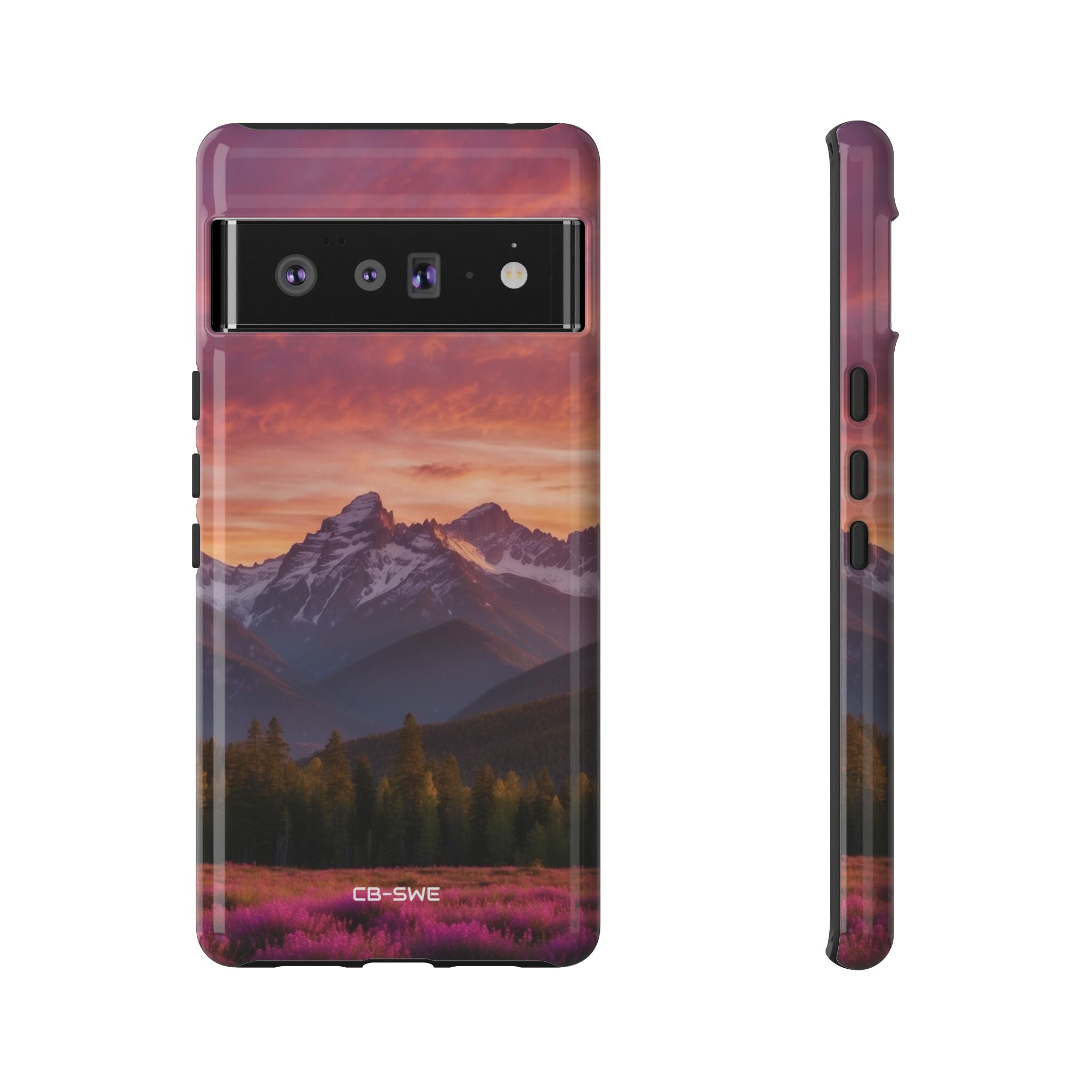Mountain Peaks Glow - Google Pixel Case