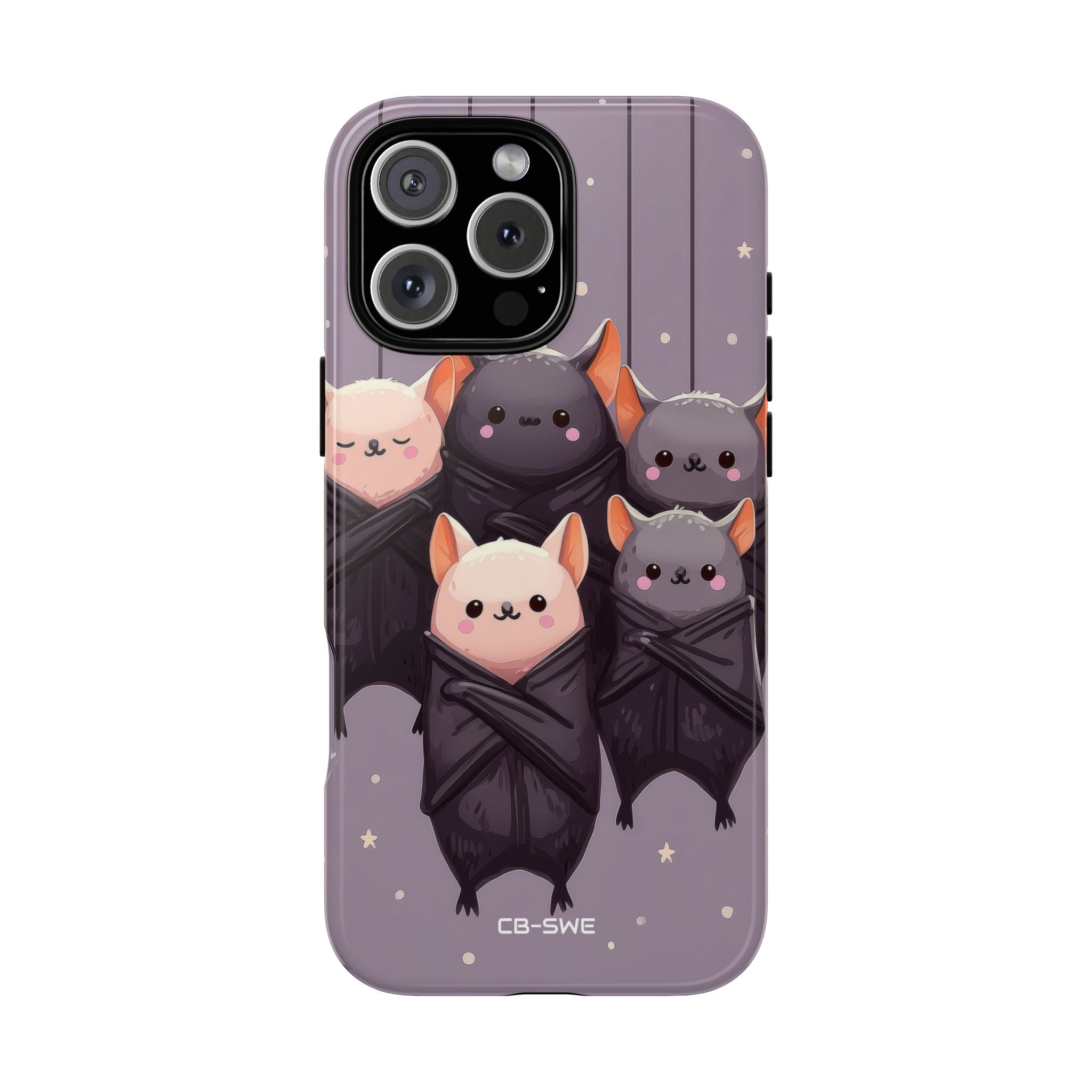 Playful Bats Hang - iPhone Case