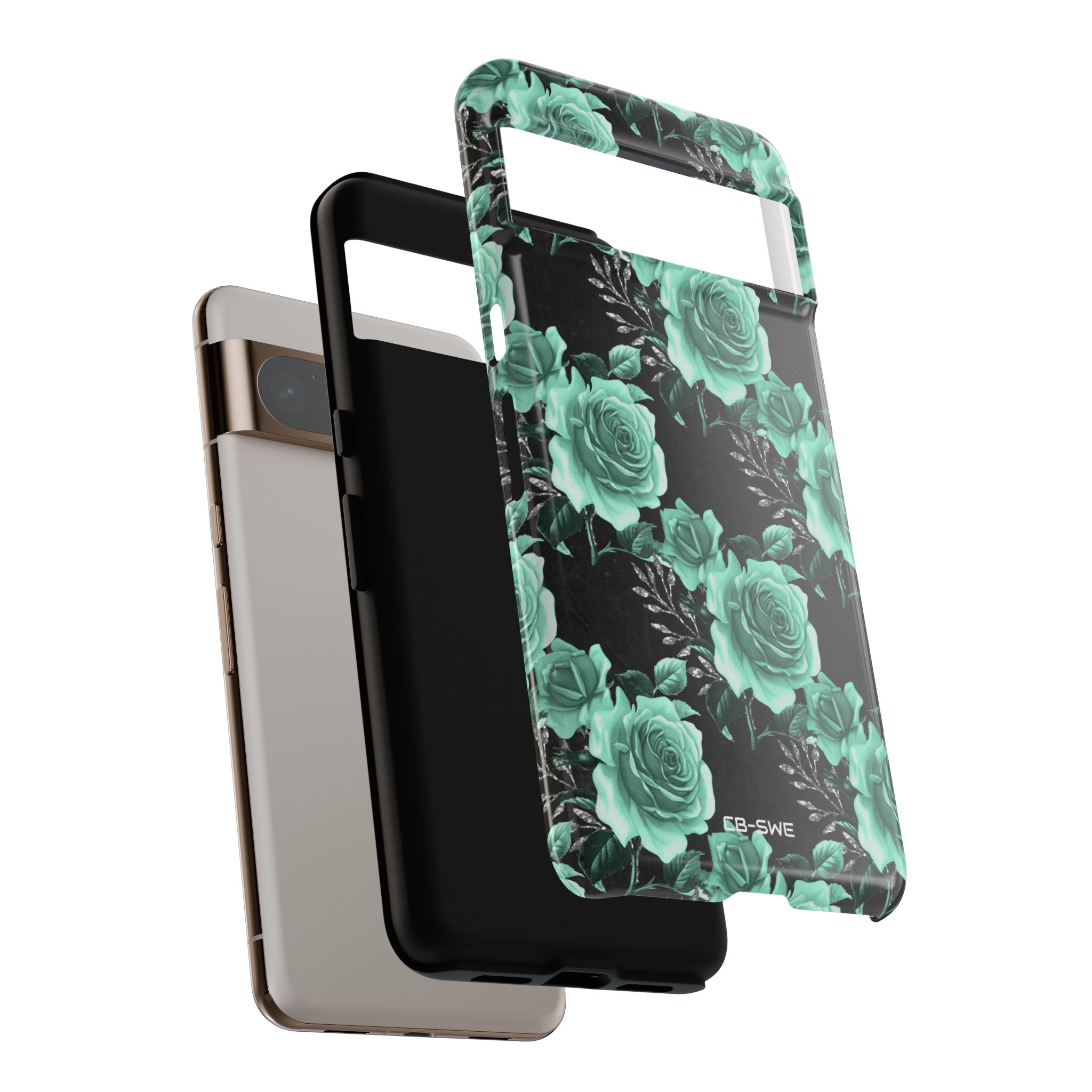 Turquoise Rose Symphony - Google Pixel Case