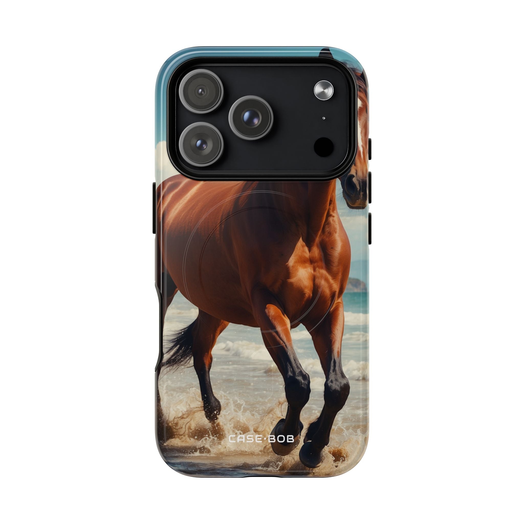 Blazing Horse iPhone 17 Pro Case - Tough+