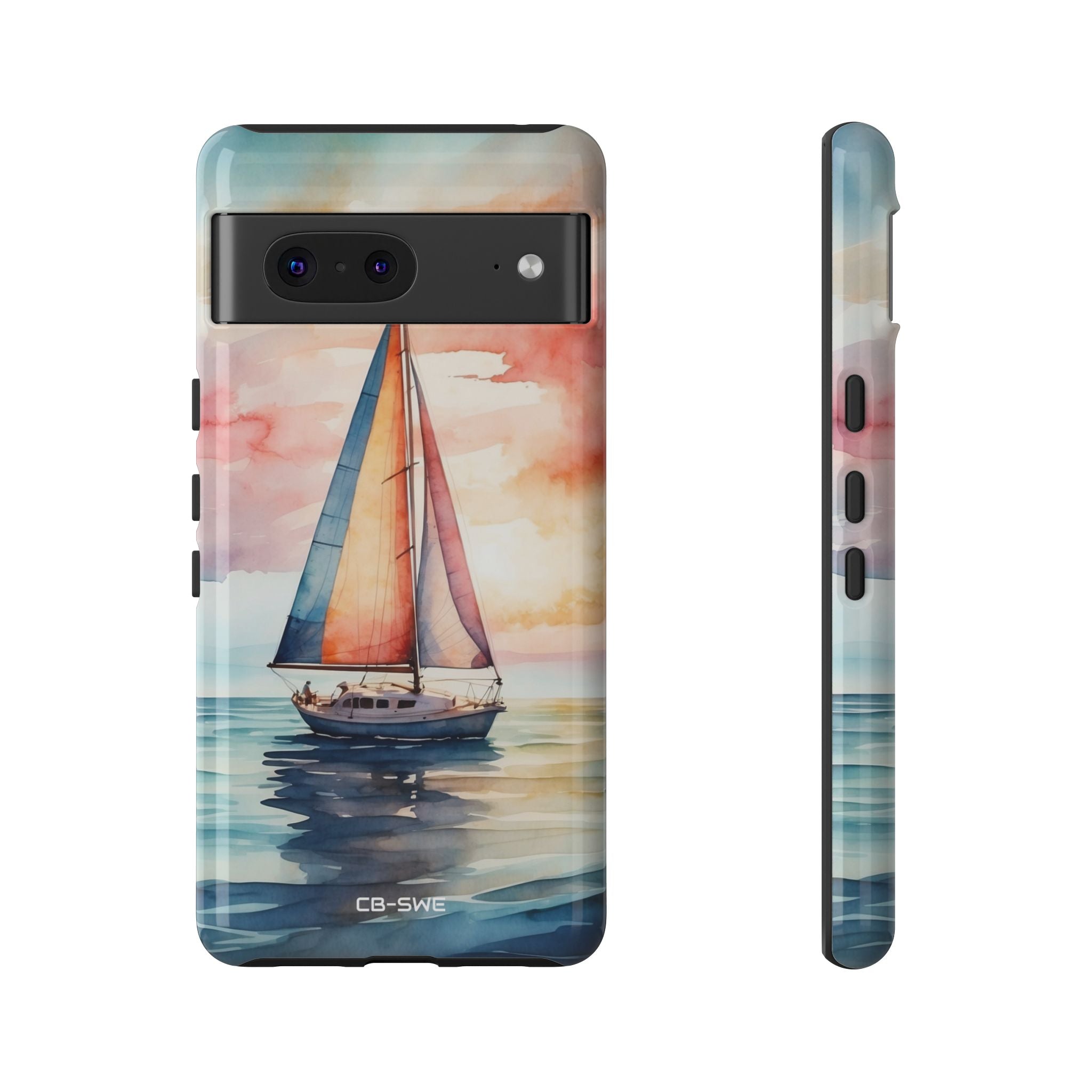 Sailboat Glides Calm - Google Pixel Case