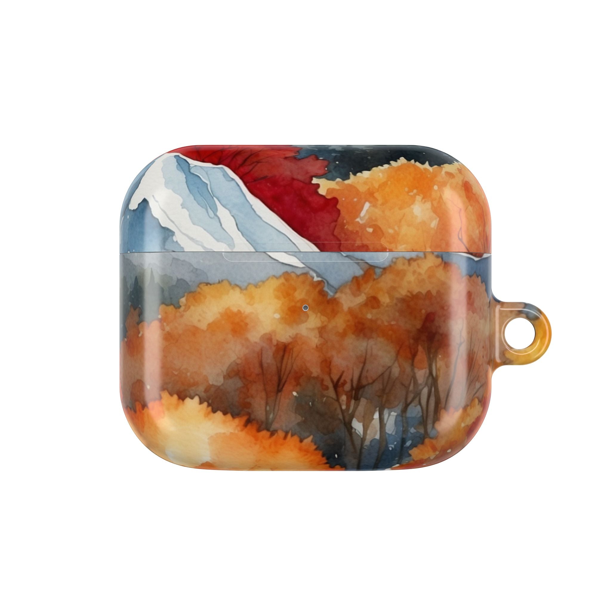 Snowcapped Ember Mountains - AirPods Case