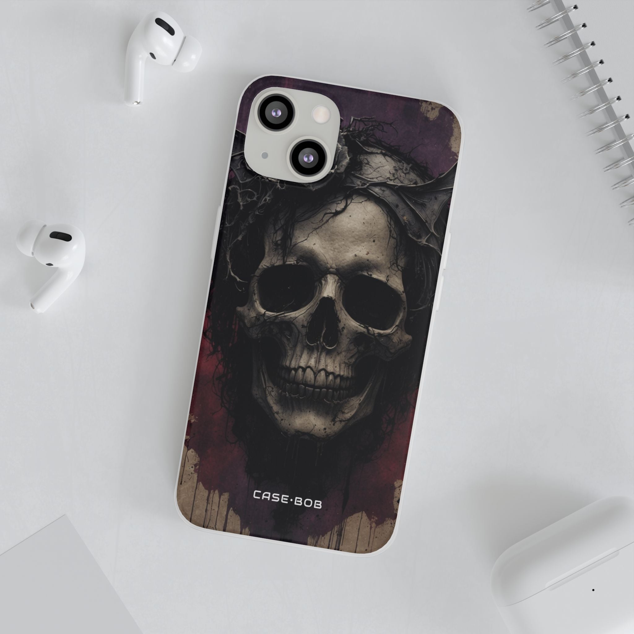 Gothic Skull Crown iPhone 13 - Soft