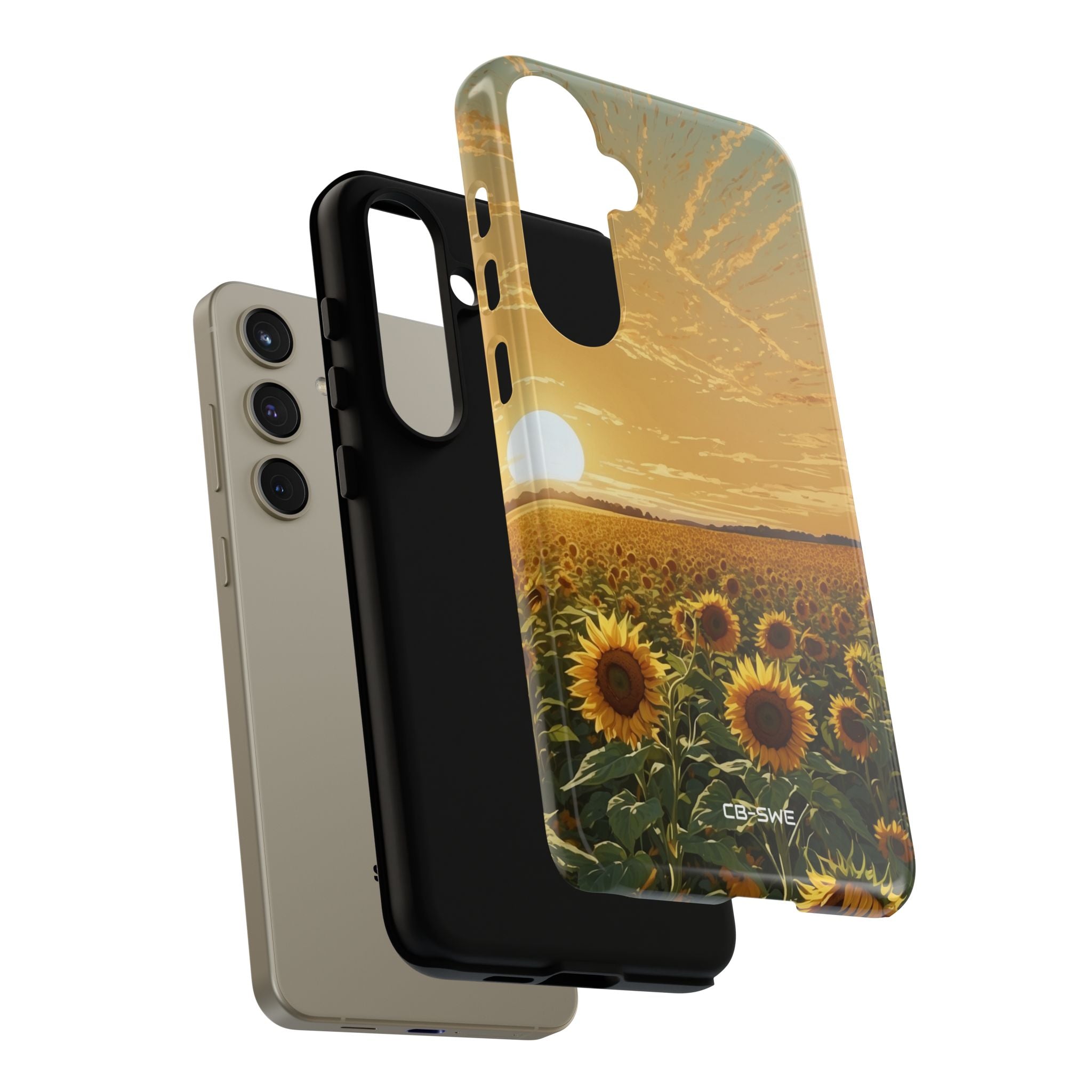 Sunflowers Embrace Sunset - Samsung Case