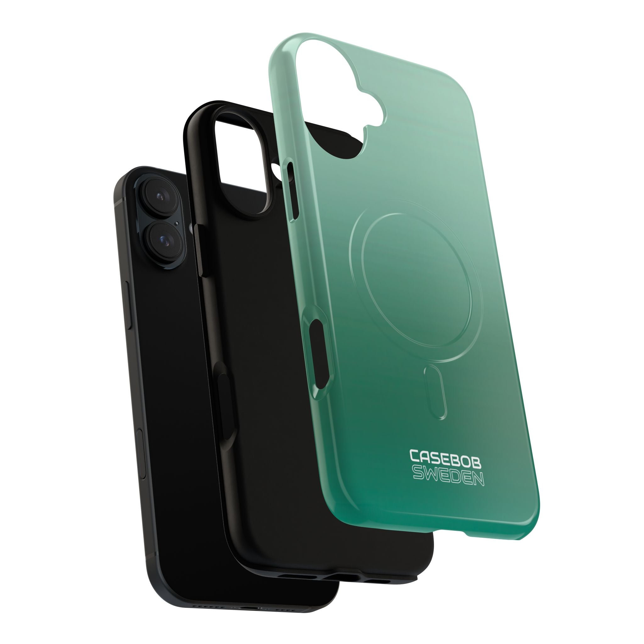 Teal Horizon Layers iPhone 16 - Tough+