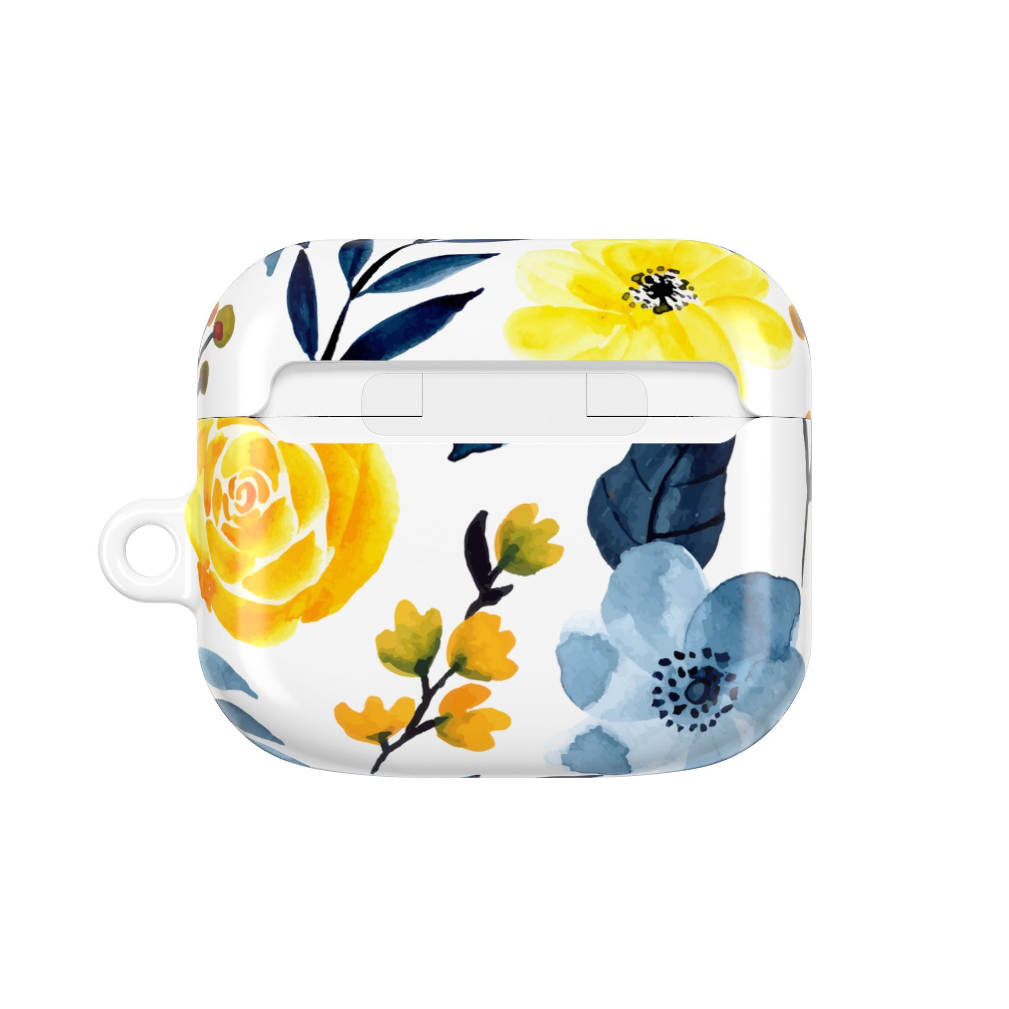 Yellow Blue Blossoms - AirPods Case