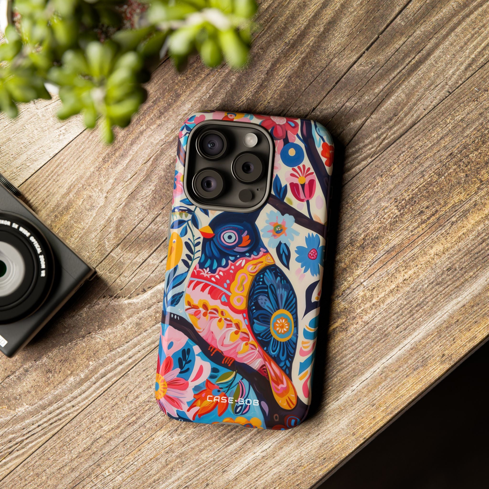 Owl Bloom iPhone 15 Pro Case - Tough