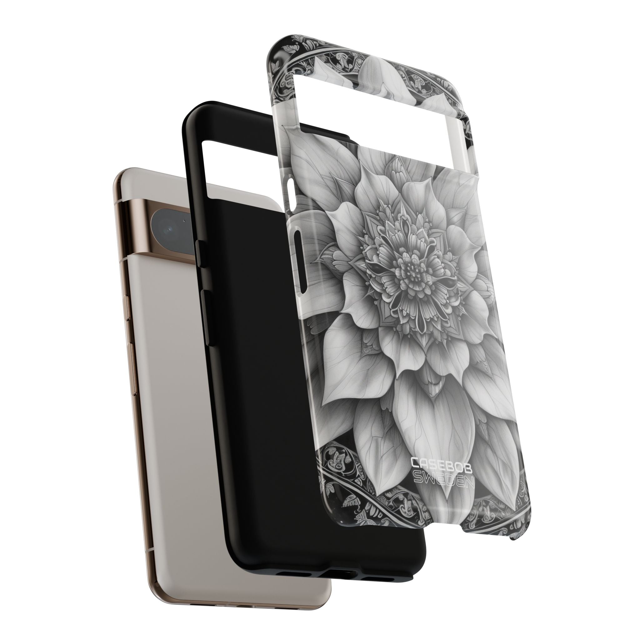 Cosmic Floral Mandala Google Pixel 8 - Tough