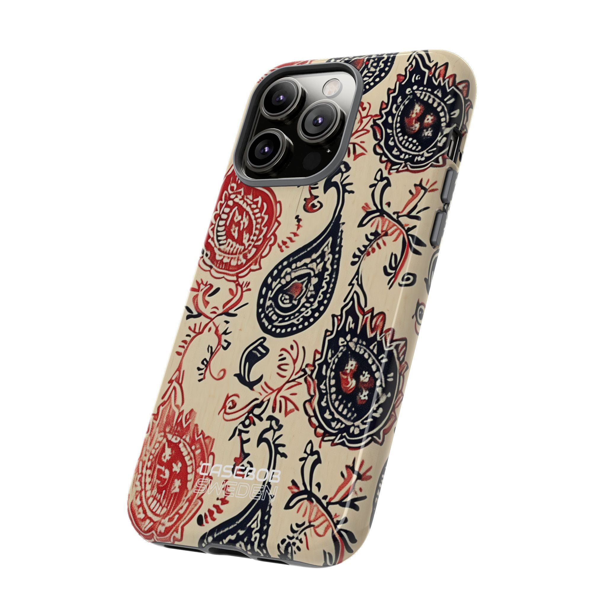 Tourbillon Paisley Marine iPhone 14 - Tough