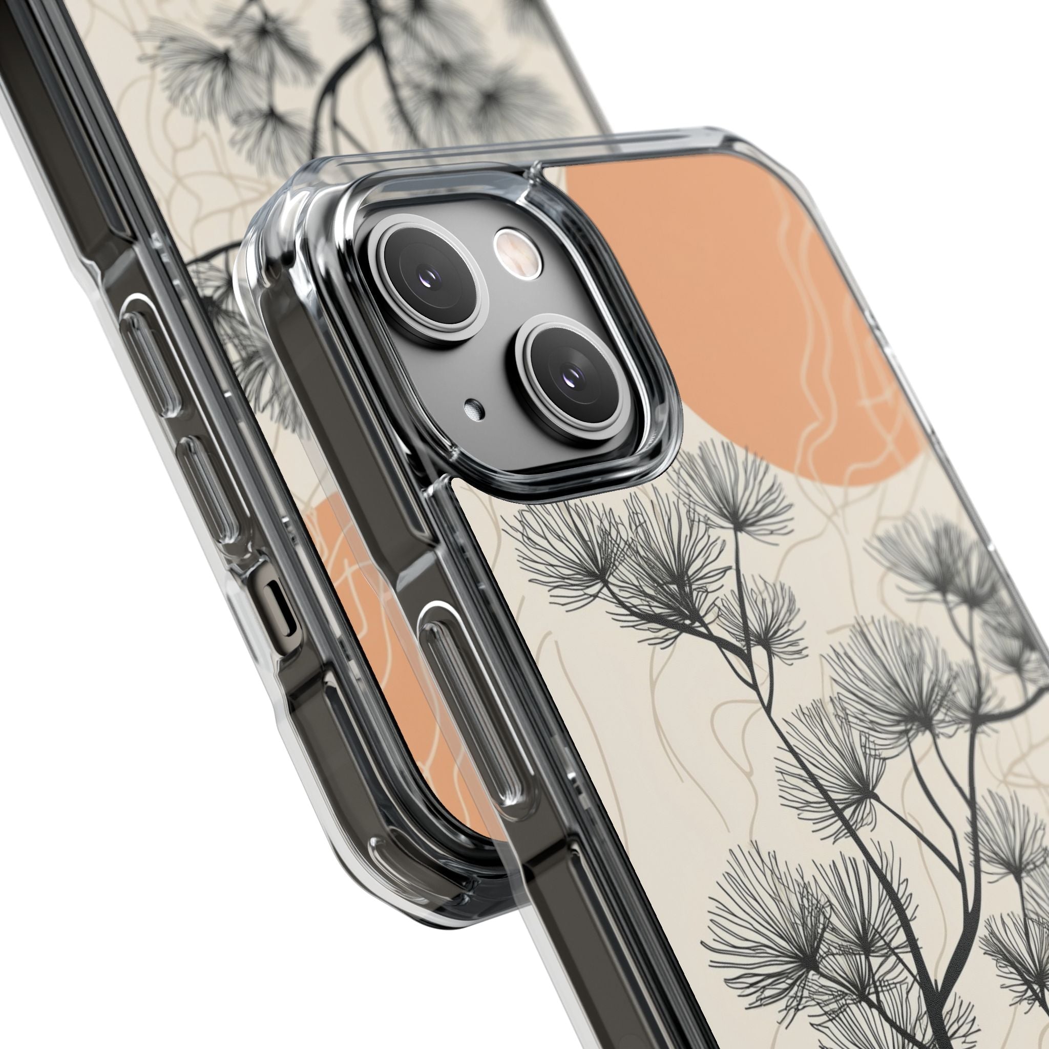 Spiky Tree Sunset iPhone 14 Case - Impact