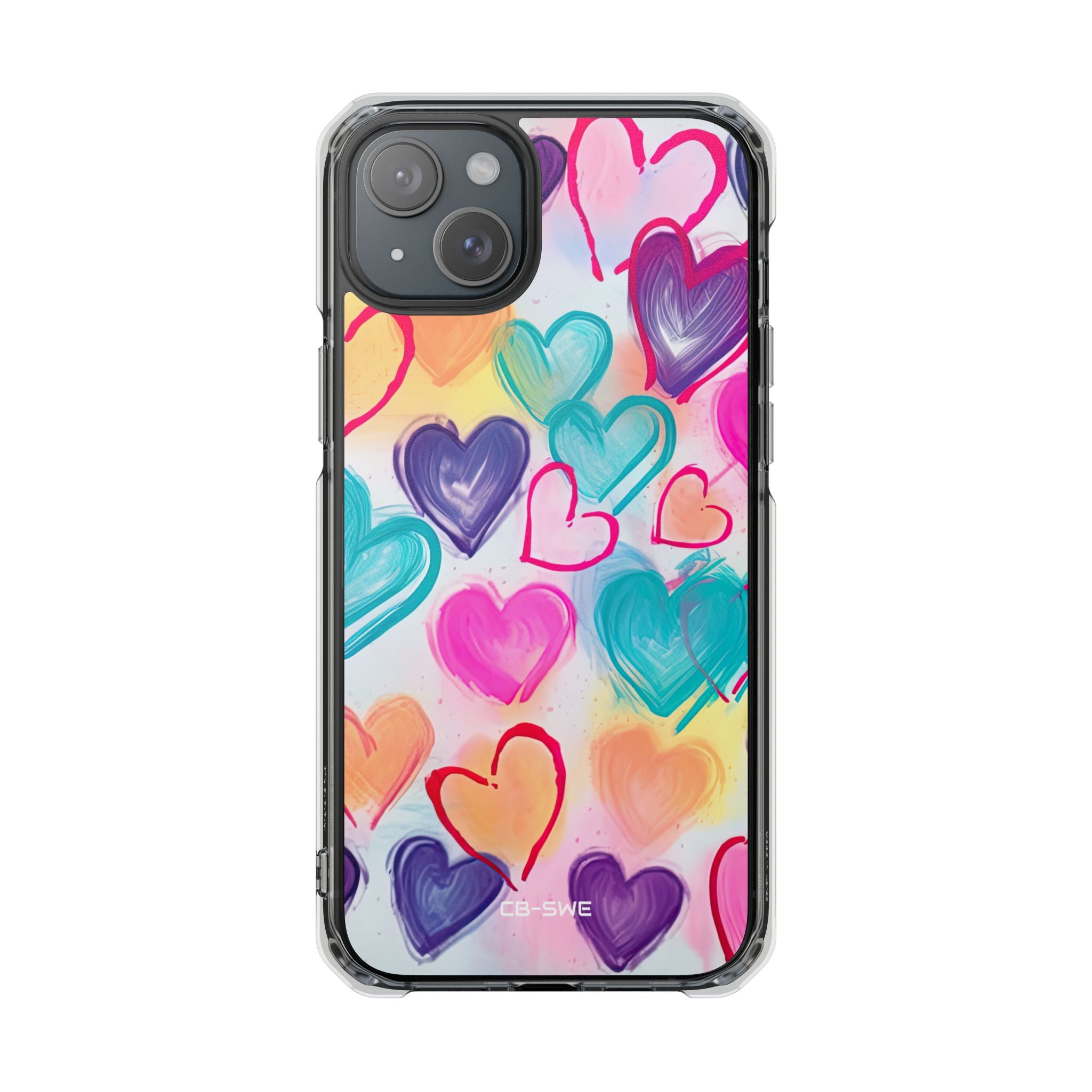 Hearts Dance Playfully iPhone Case - Impact