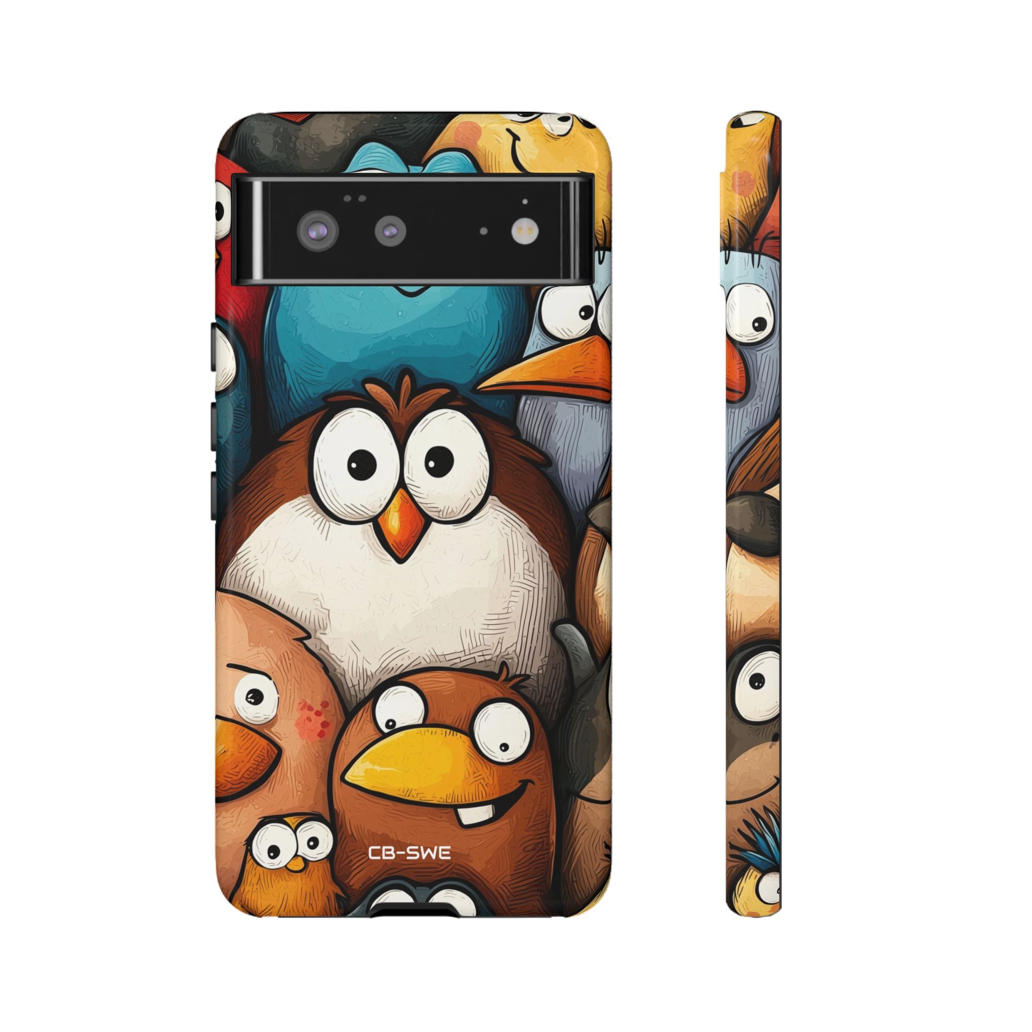 Whimsical Birds Gather - Google Pixel Case
