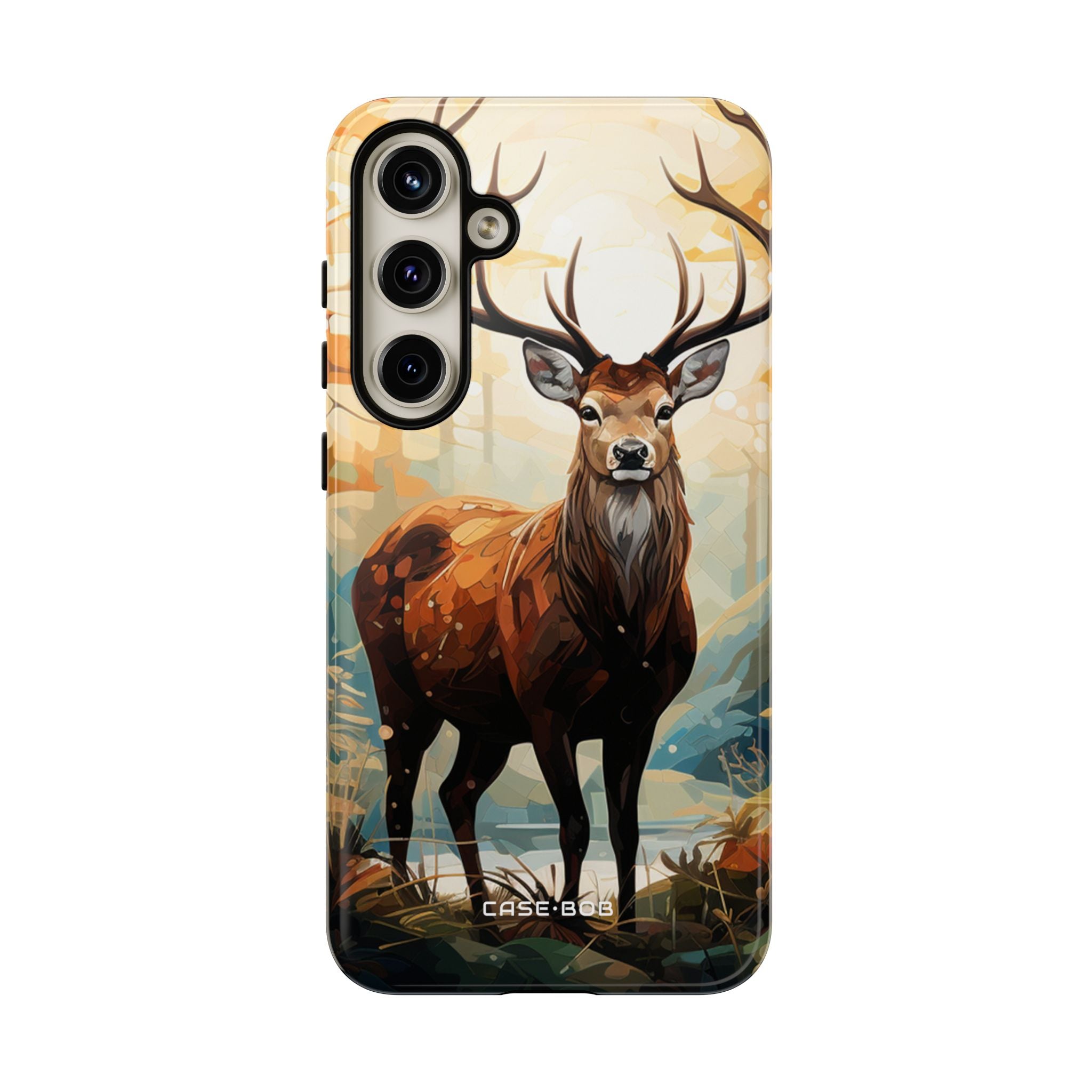 Glowing Stag Samsung S24 Plus Case - Tough
