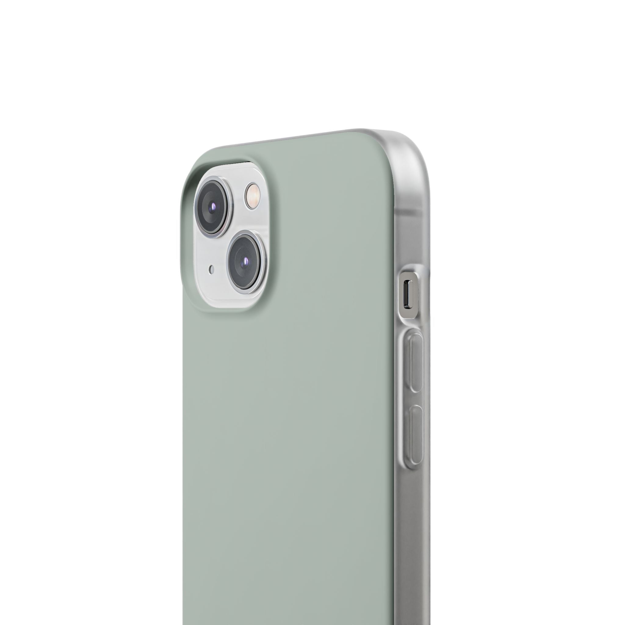 Aschgraue iPhone-Hülle – Flexi
