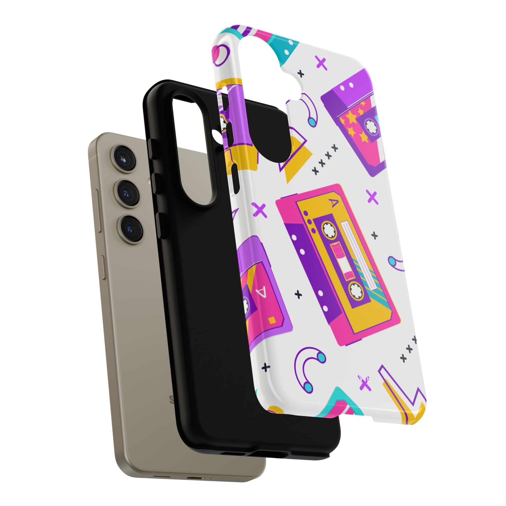 Retro Cassette Chaos - Samsung Case
