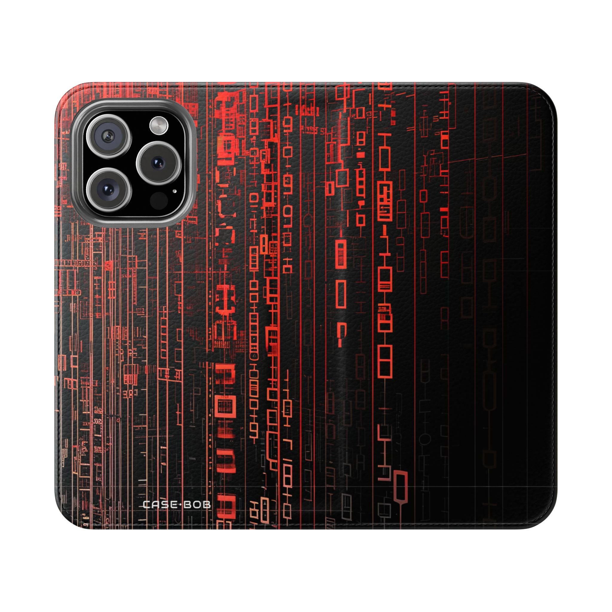 Crimson Columns - iPhone 16 Pro Case - Wallet