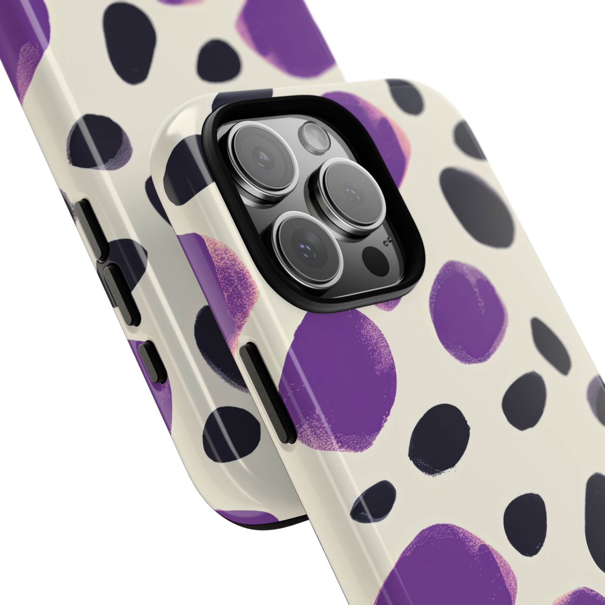Purple Pebble Dance iPhone 16 - Tough