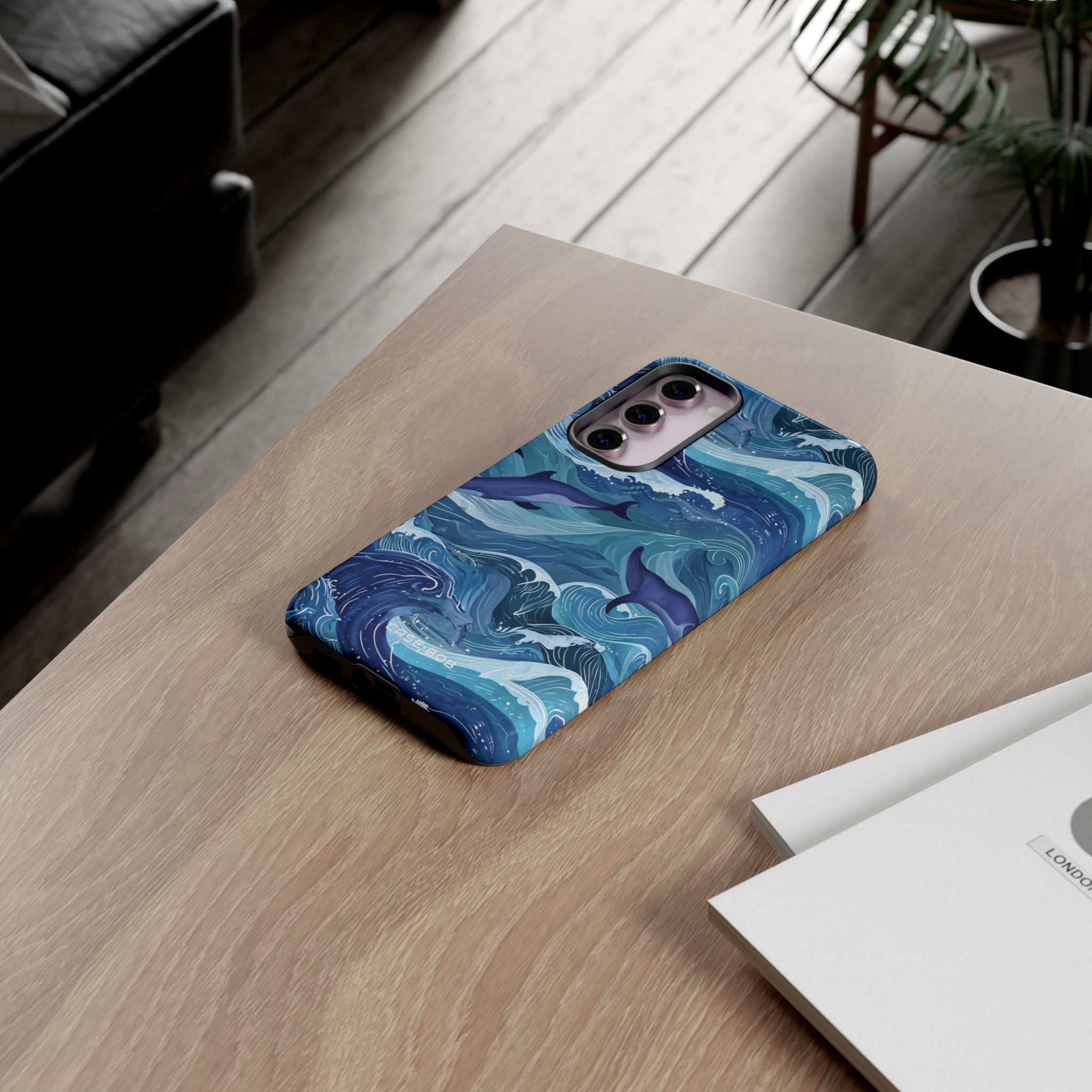 Dolphin Waves Samsung S23 Plus Case - Tough