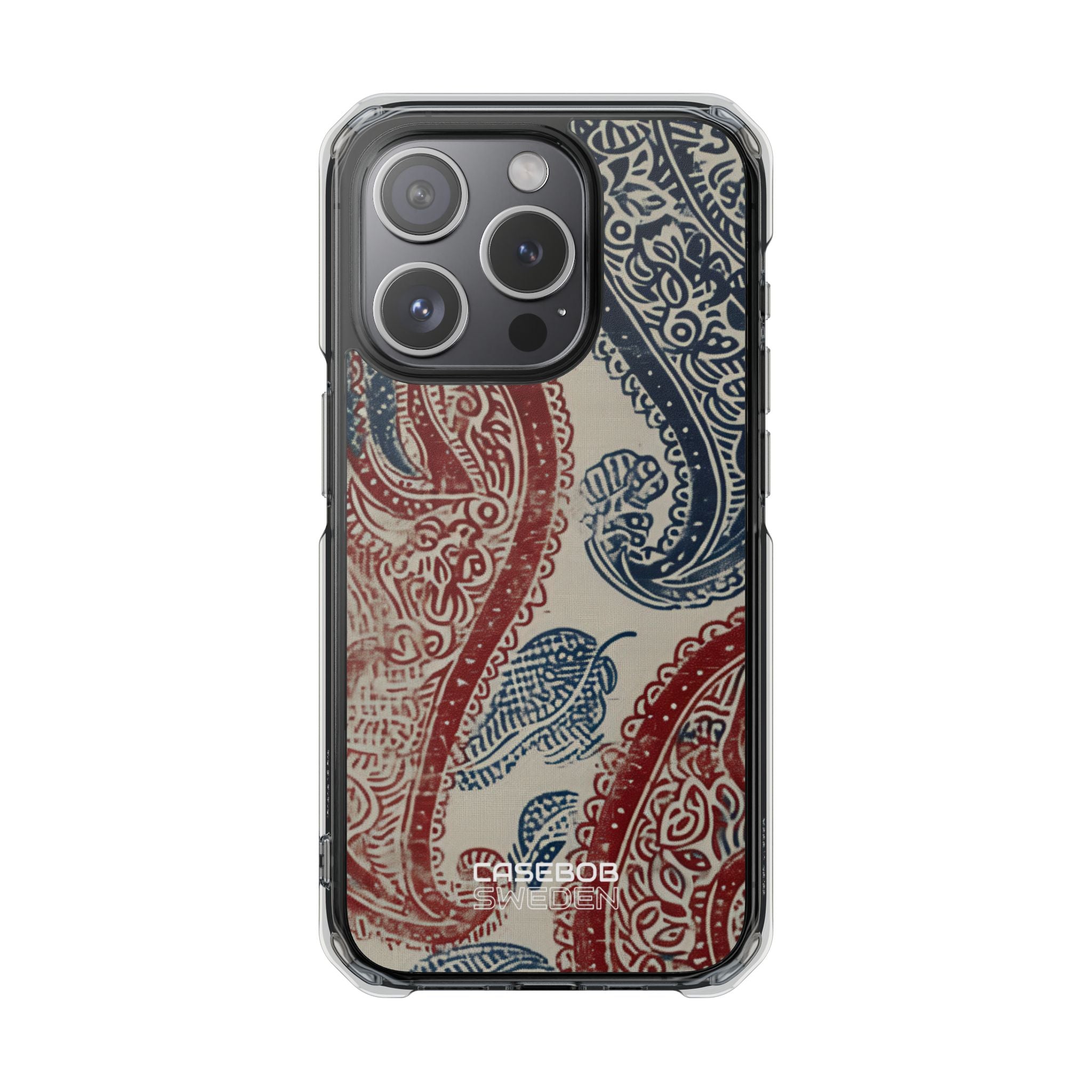 Ornate Paisley Swirl iPhone 15 - Impact Clear+