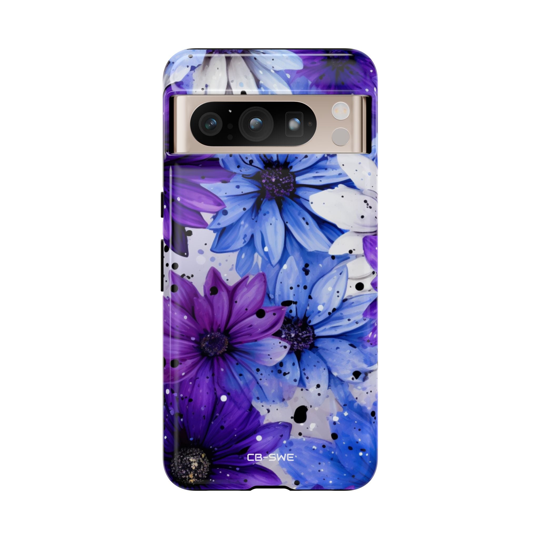 Vivid Splattered Blooms - Google Pixel Case